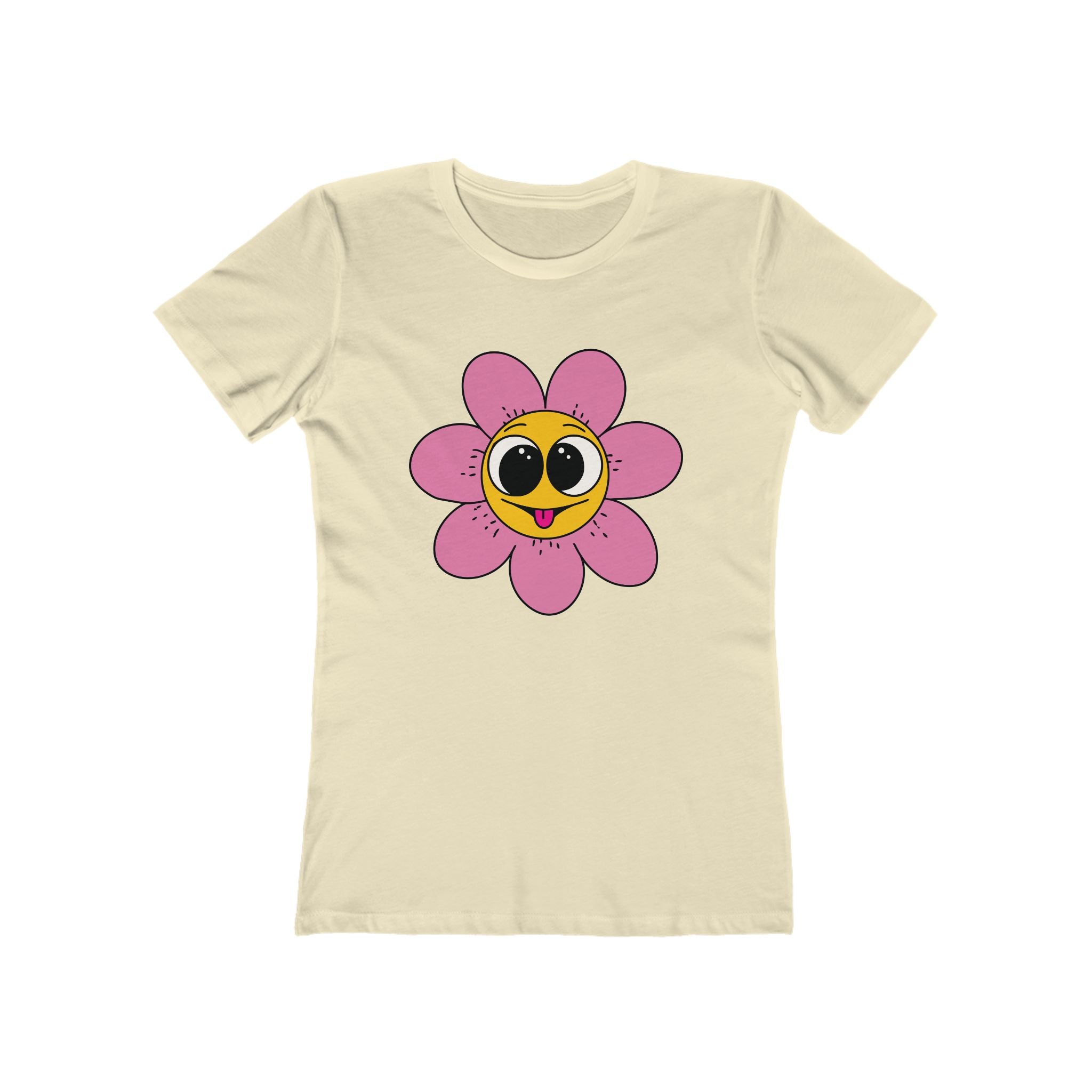 Flower Women's Tshirt, Floral Graphic Tee, Casual Top for Her, Spring Blossom Shirt, Botanical Print Blouse