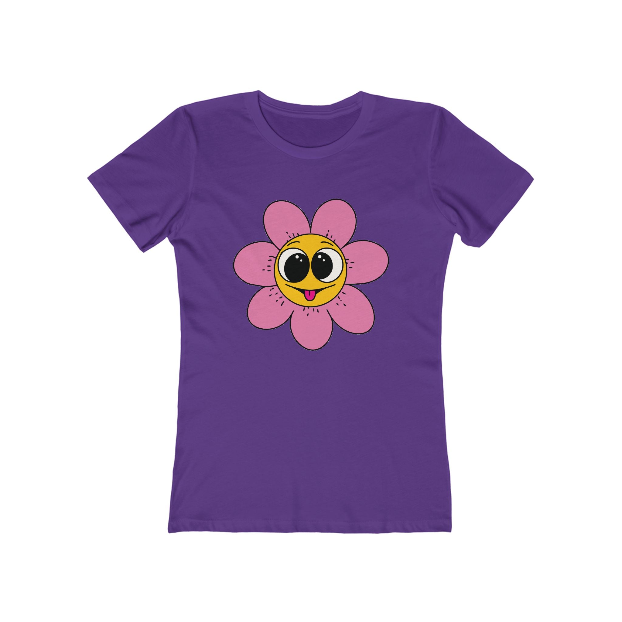 Flower Women's Tshirt, Floral Graphic Tee, Casual Top for Her, Spring Blossom Shirt, Botanical Print Blouse