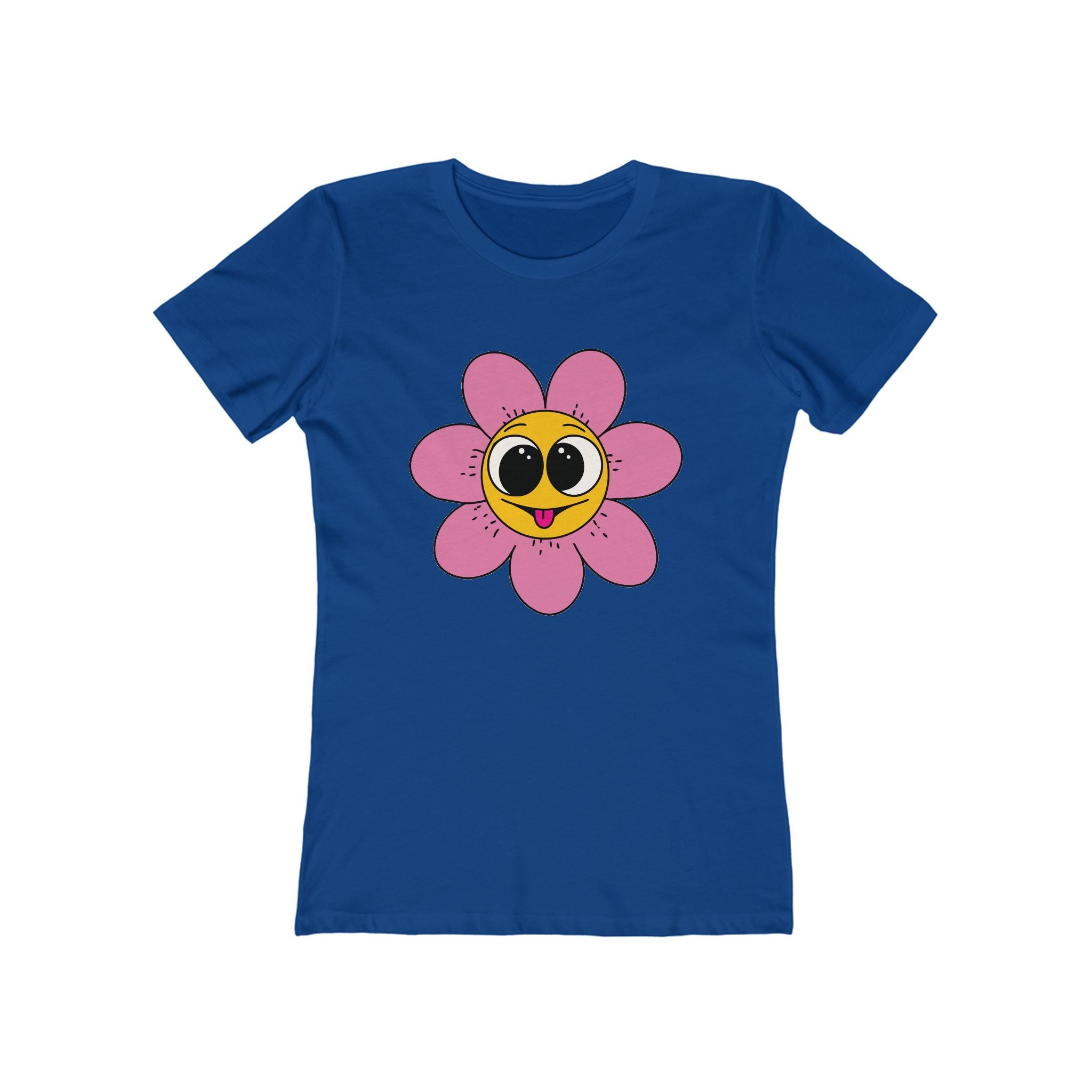 Flower Women's Tshirt, Floral Graphic Tee, Casual Top for Her, Spring Blossom Shirt, Botanical Print Blouse