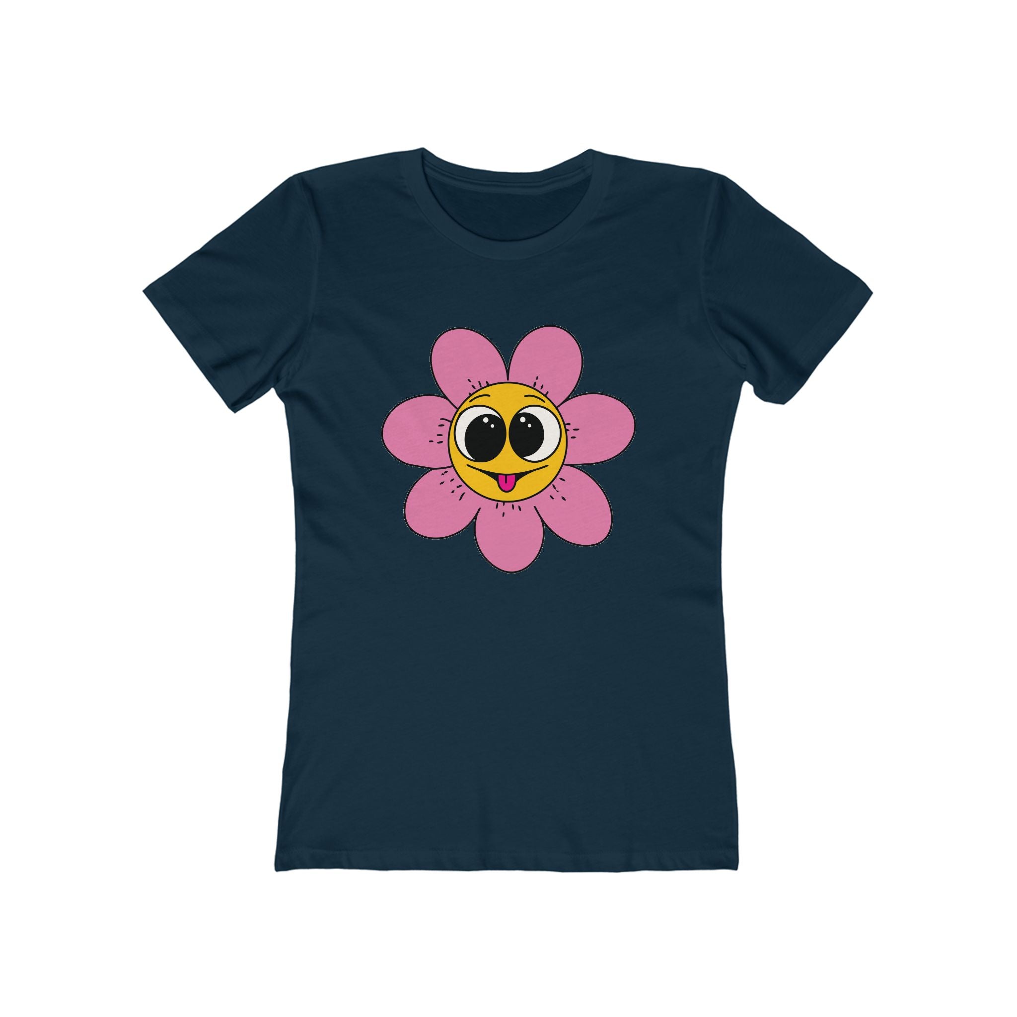 Flower Women's Tshirt, Floral Graphic Tee, Casual Top for Her, Spring Blossom Shirt, Botanical Print Blouse