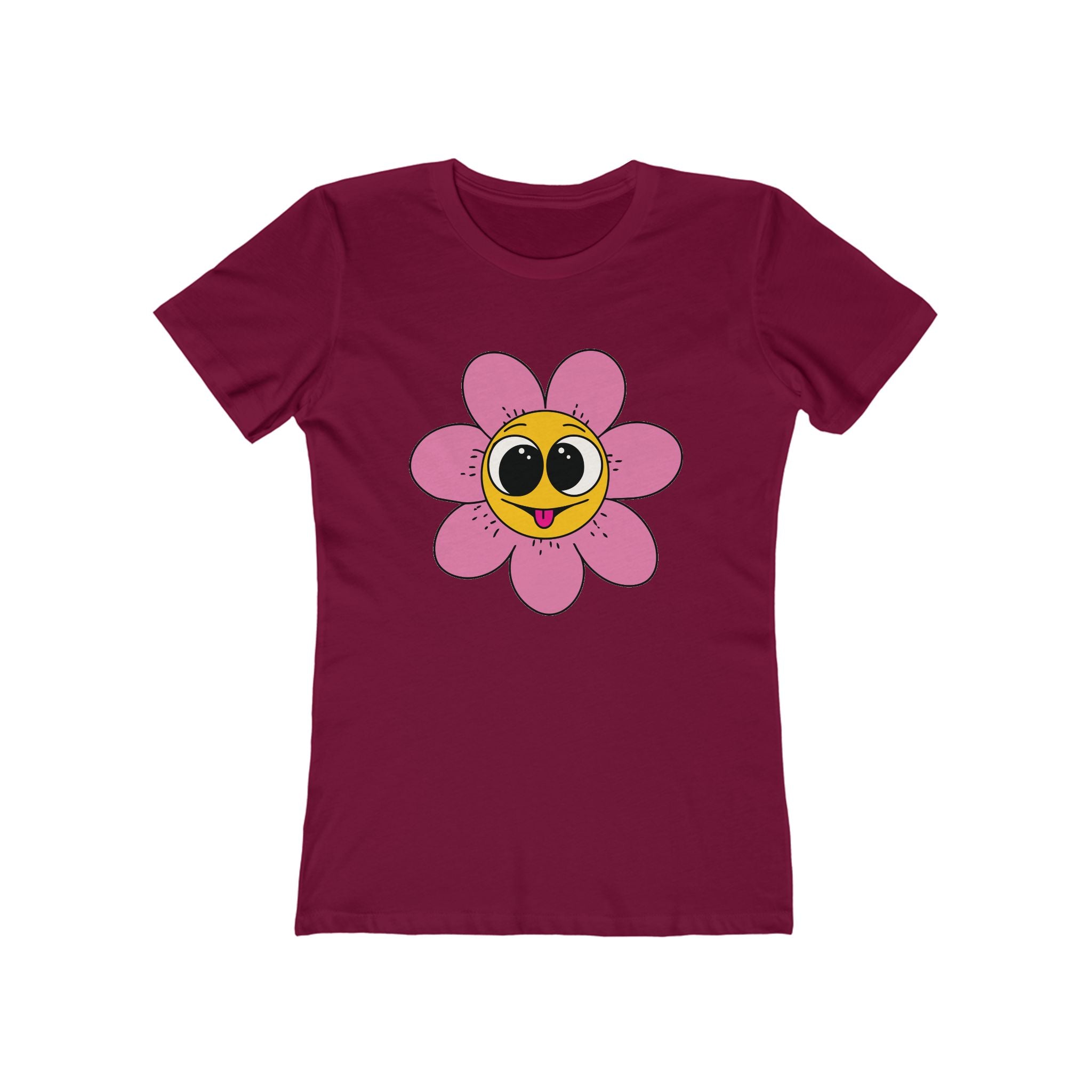 Flower Women's Tshirt, Floral Graphic Tee, Casual Top for Her, Spring Blossom Shirt, Botanical Print Blouse