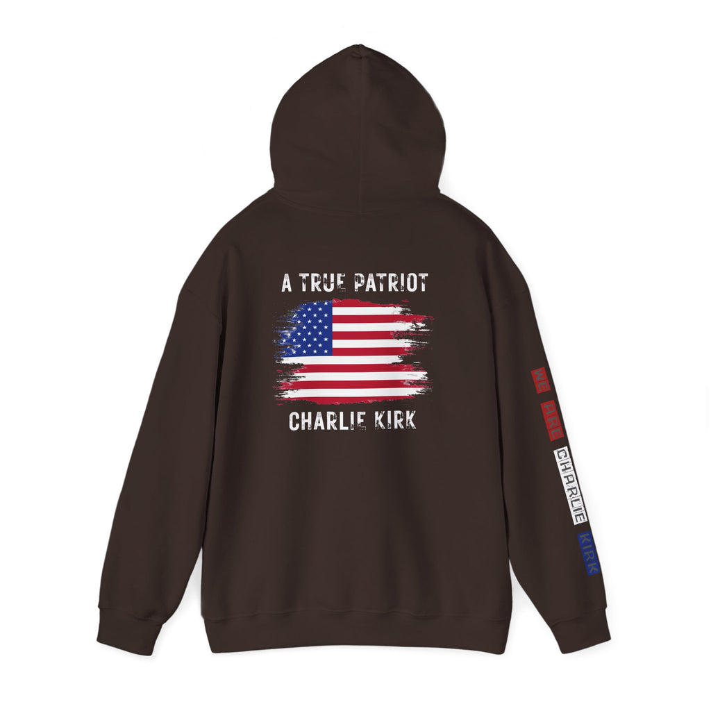 Charlie kirk Patriotic Hoodie Rebel Spirit Unisex Hoodie