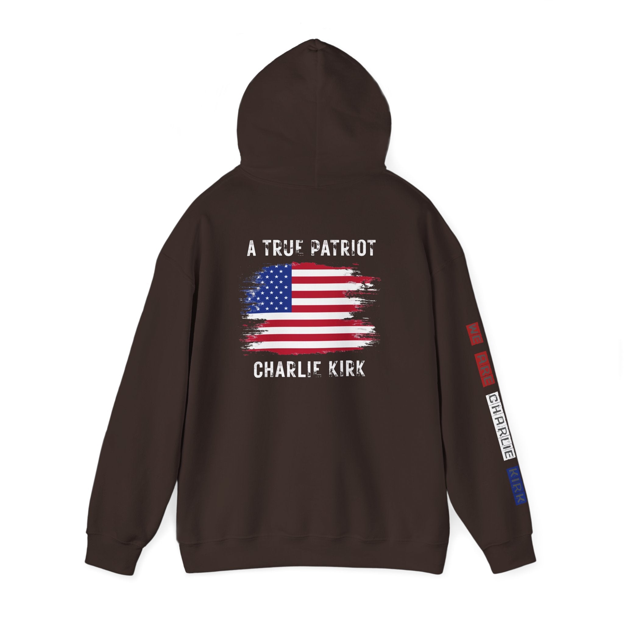 Charlie kirk Patriotic Hoodie Rebel Spirit Unisex Hoodie