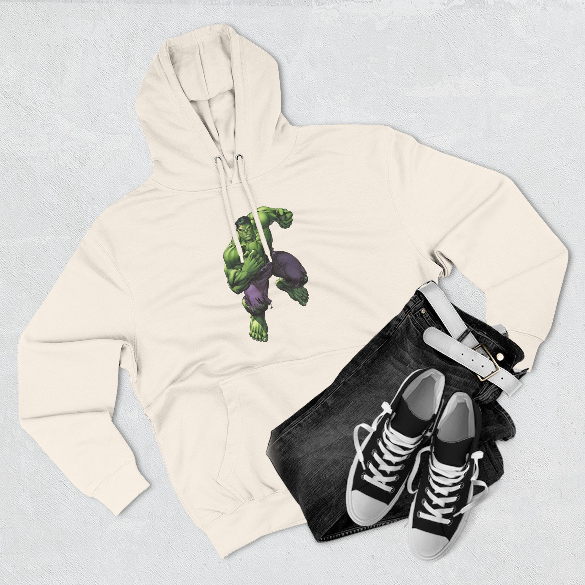 The Incredible Hulk Three-Panel Fleece Hoodie