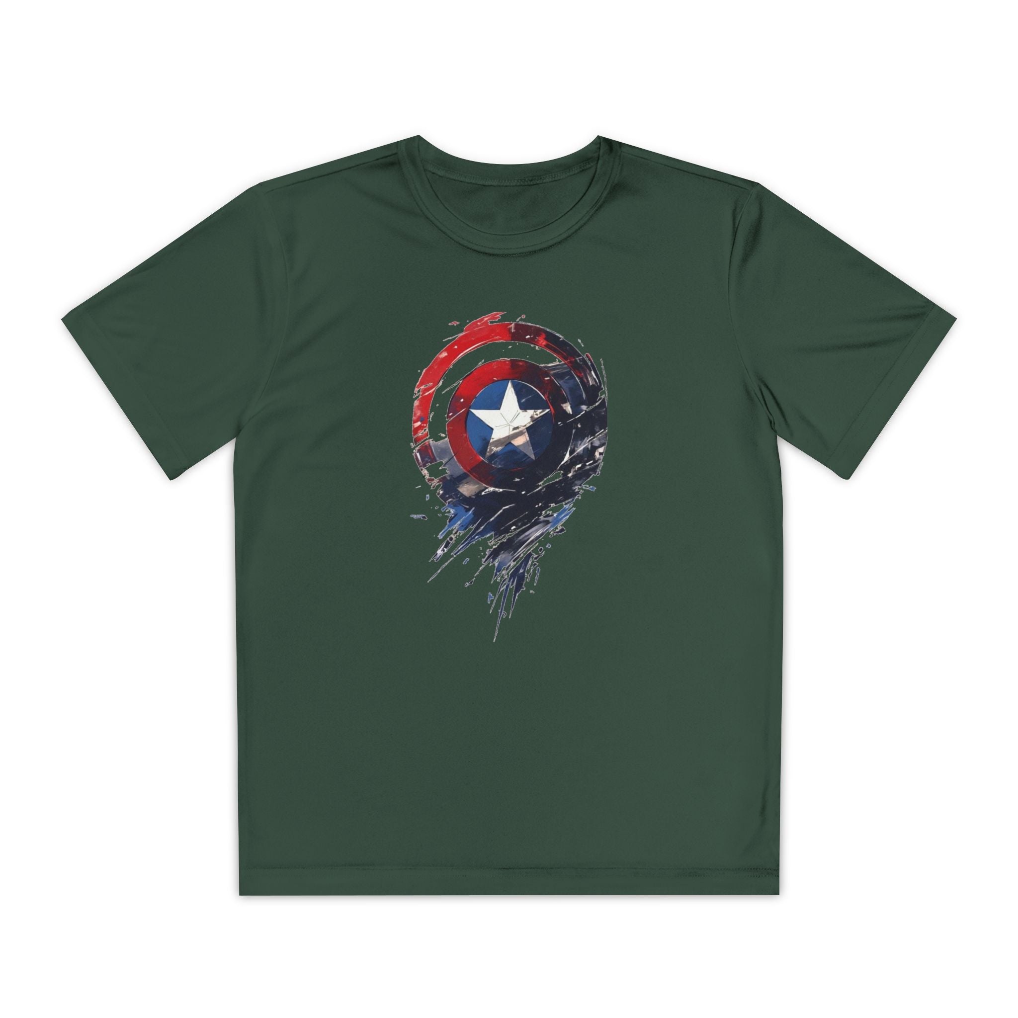 Advengers Youth T-Shirt Sports Graphic Tee, Cool Athletic Shirt for Kids