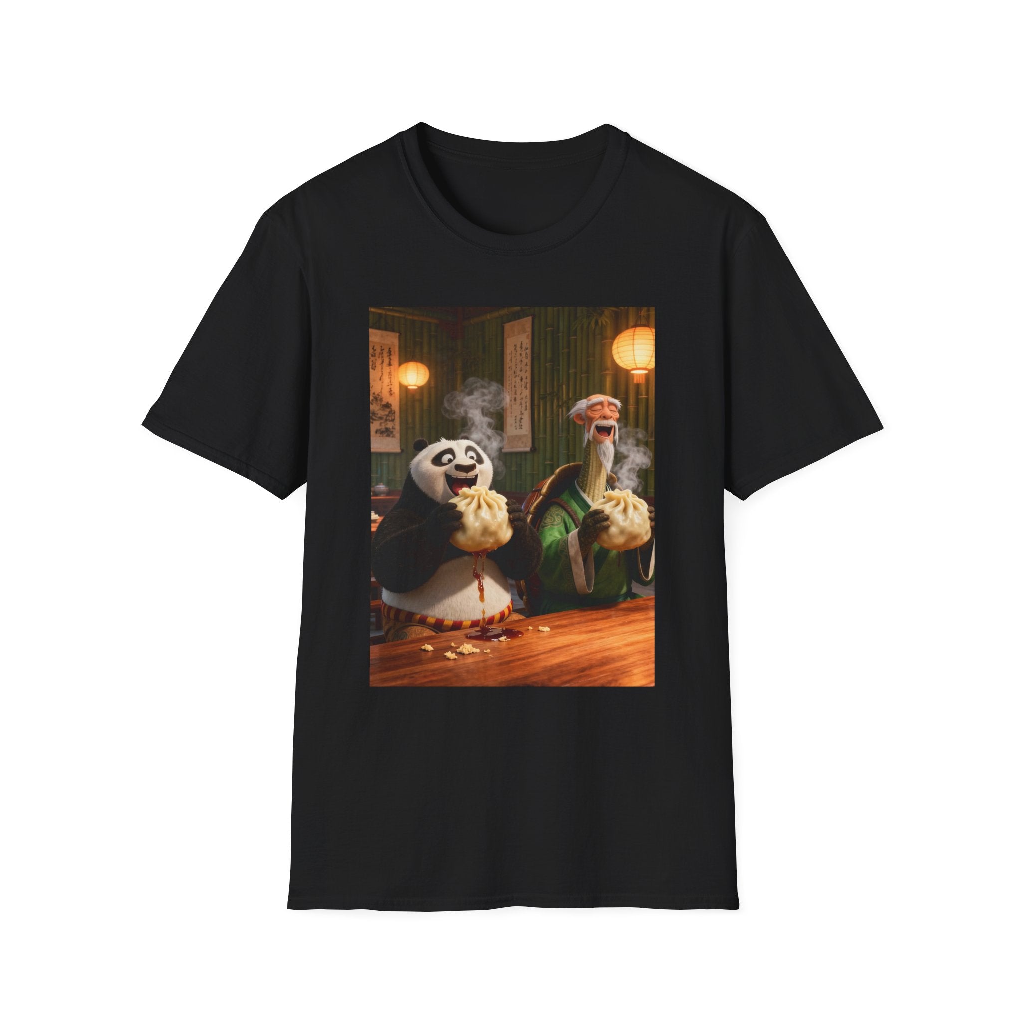 Kung Fu Panda Unisex Softstyle T-Shirt, DreamWorks Animation Youth Competitor Tee, Graphic Tee, Movie Fan Gift, Cult Classic Shirt, Comfy