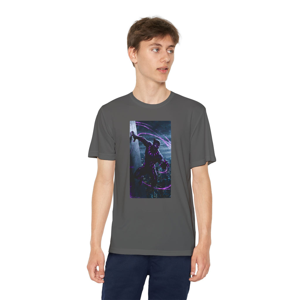 The Black Panther Superhero Marvel Patriotic, Kids Graphic T-Shirt, Boys Hero Top, Girls Comic Book Clothing, Birthday