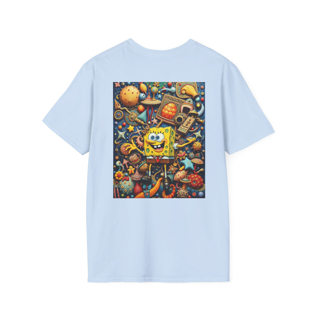 SpongeBob SquarePants Kids T-Shirt, Mr Krabs Squidward Patrick Star Youth Tee, Nickelodeon Children's TV Shirt, Unisex Softstyle