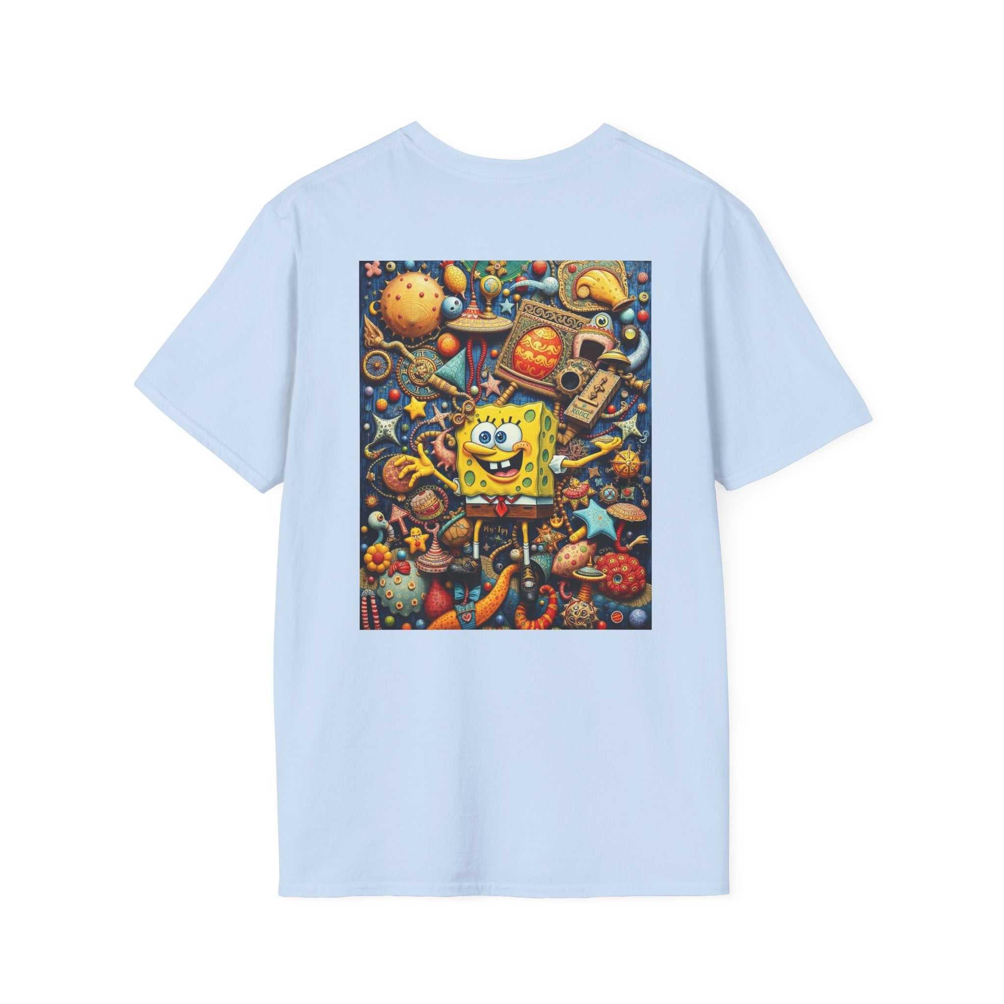 SpongeBob SquarePants Kids T-Shirt, Mr Krabs Squidward Patrick Star Youth Tee, Nickelodeon Children's TV Shirt, Unisex Softstyle