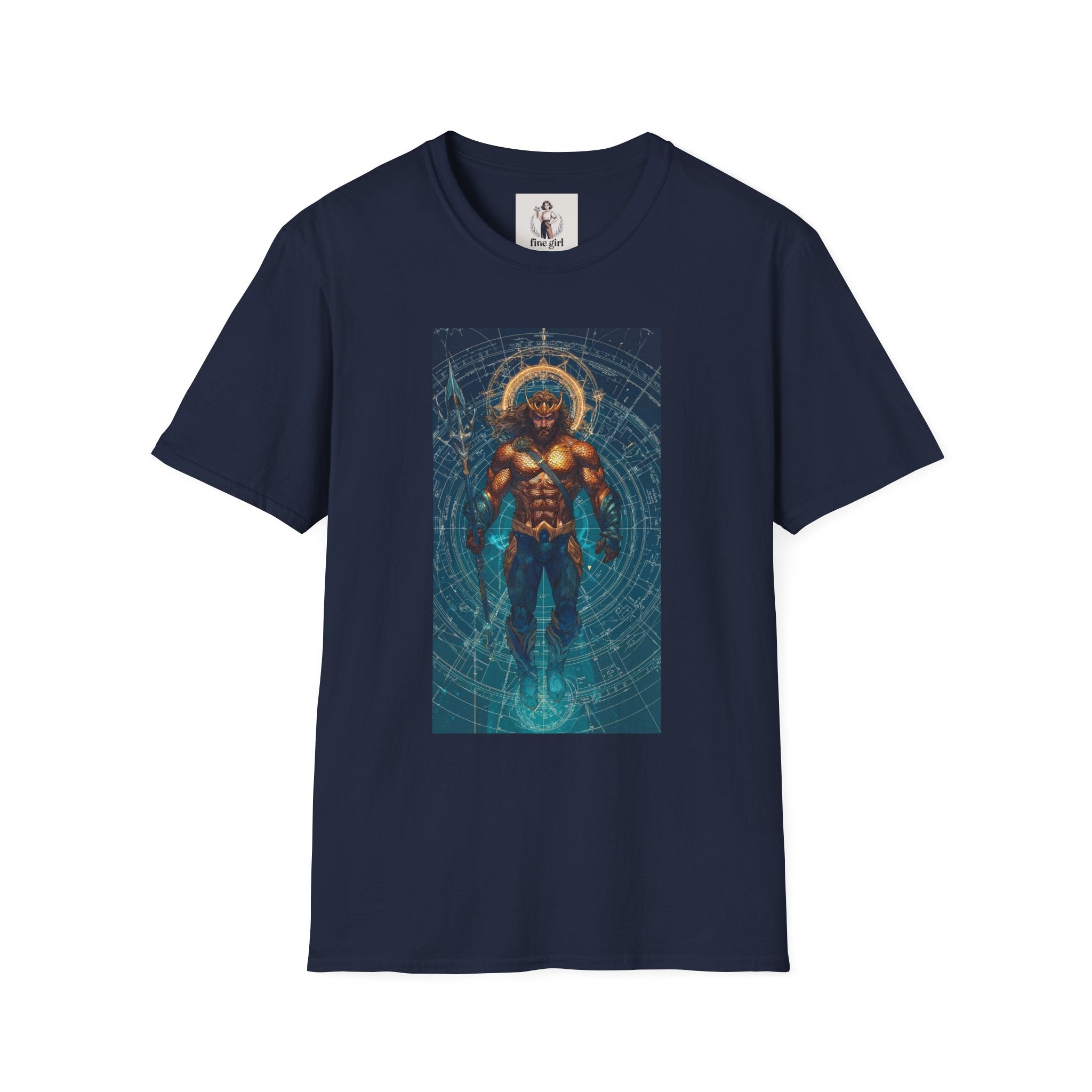 Aquaman Superhero Marvel Unisex Softstyle T-Shirt, Comic Book Tee, Geeky Clothing, Cosplay Costume Top