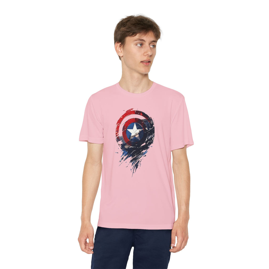 Advengers Youth T-Shirt Sports Graphic Tee, Cool Athletic Shirt for Kids