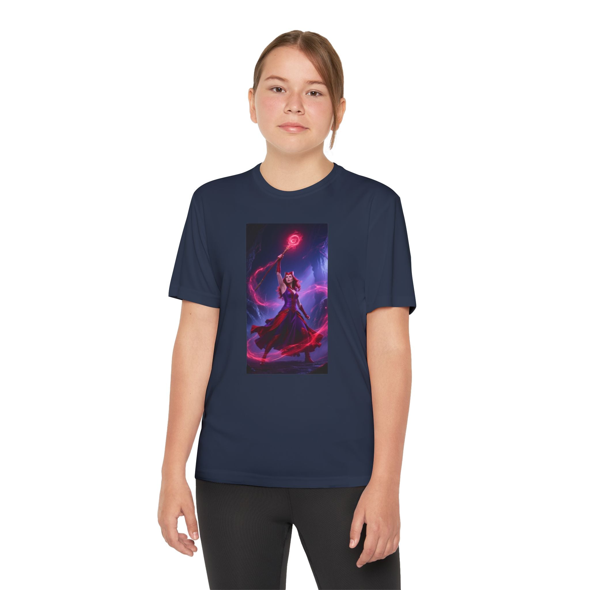 Superhero Youth T-Shirt Sports Graphic Tee, Cool Athletic Shirt for Kids