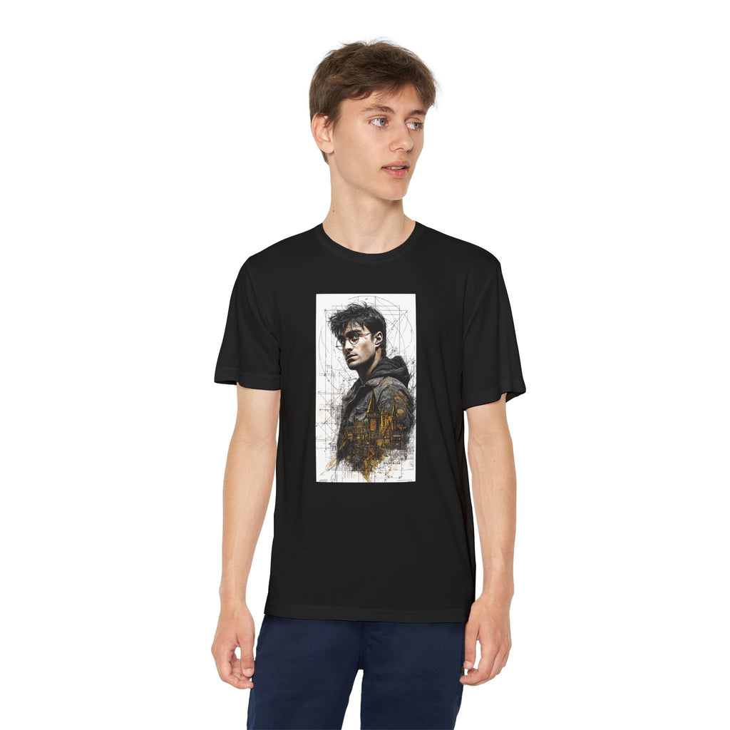 Youth Competitor Tee - Harry Potter, Wizard School Shirt, Magical Kids Top, Hogwarts Fan Gift, Sorcerer's Stone T-Shirt