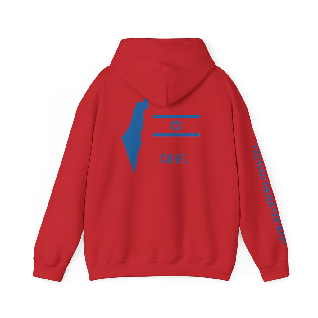 Isreal Flag And Map ~ Rebel Spirit Unisex Hoodie