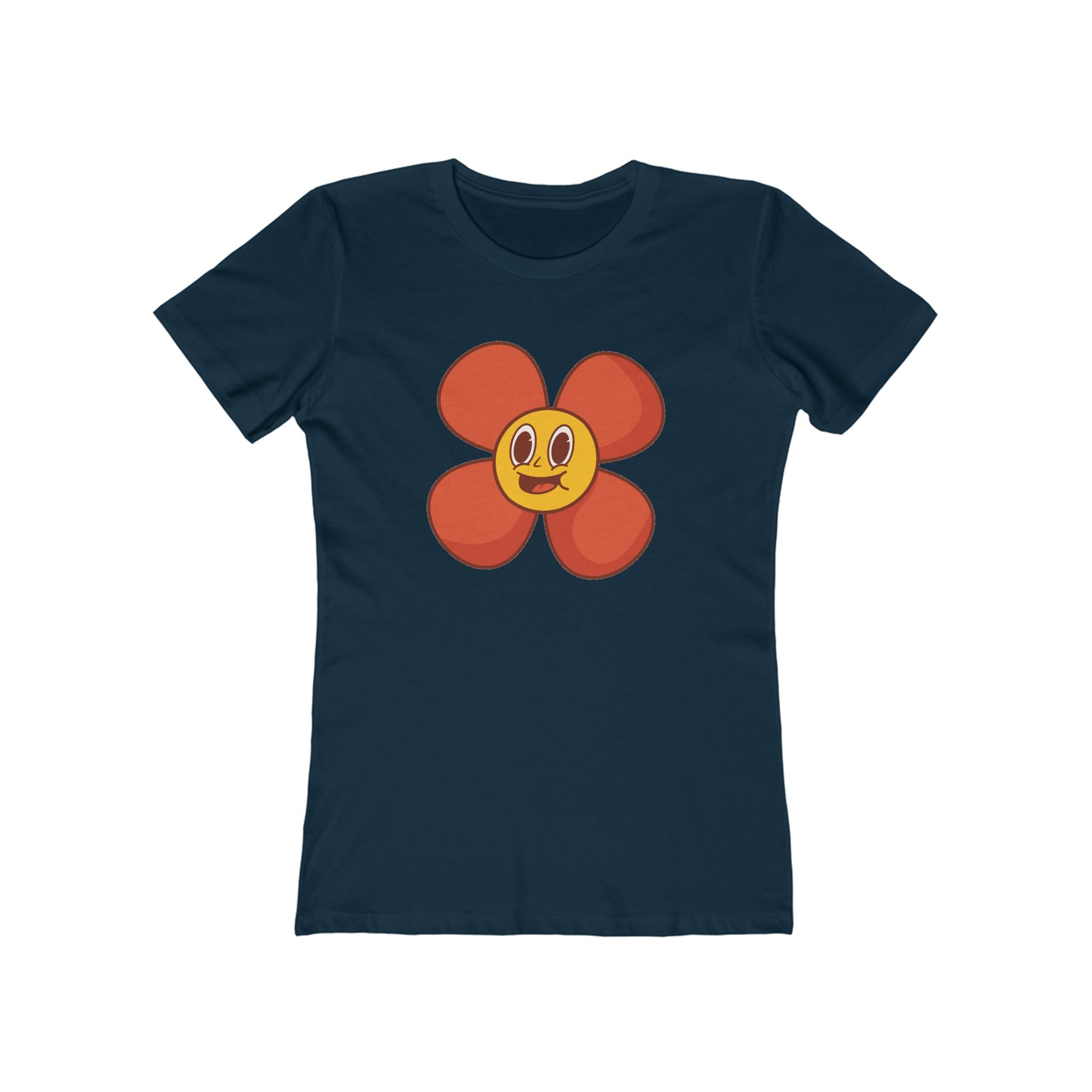 Flower Women's Tshirt, Floral Graphic Tee, Casual Top for Her, Spring Blossom Shirt, Botanical Print Blouse