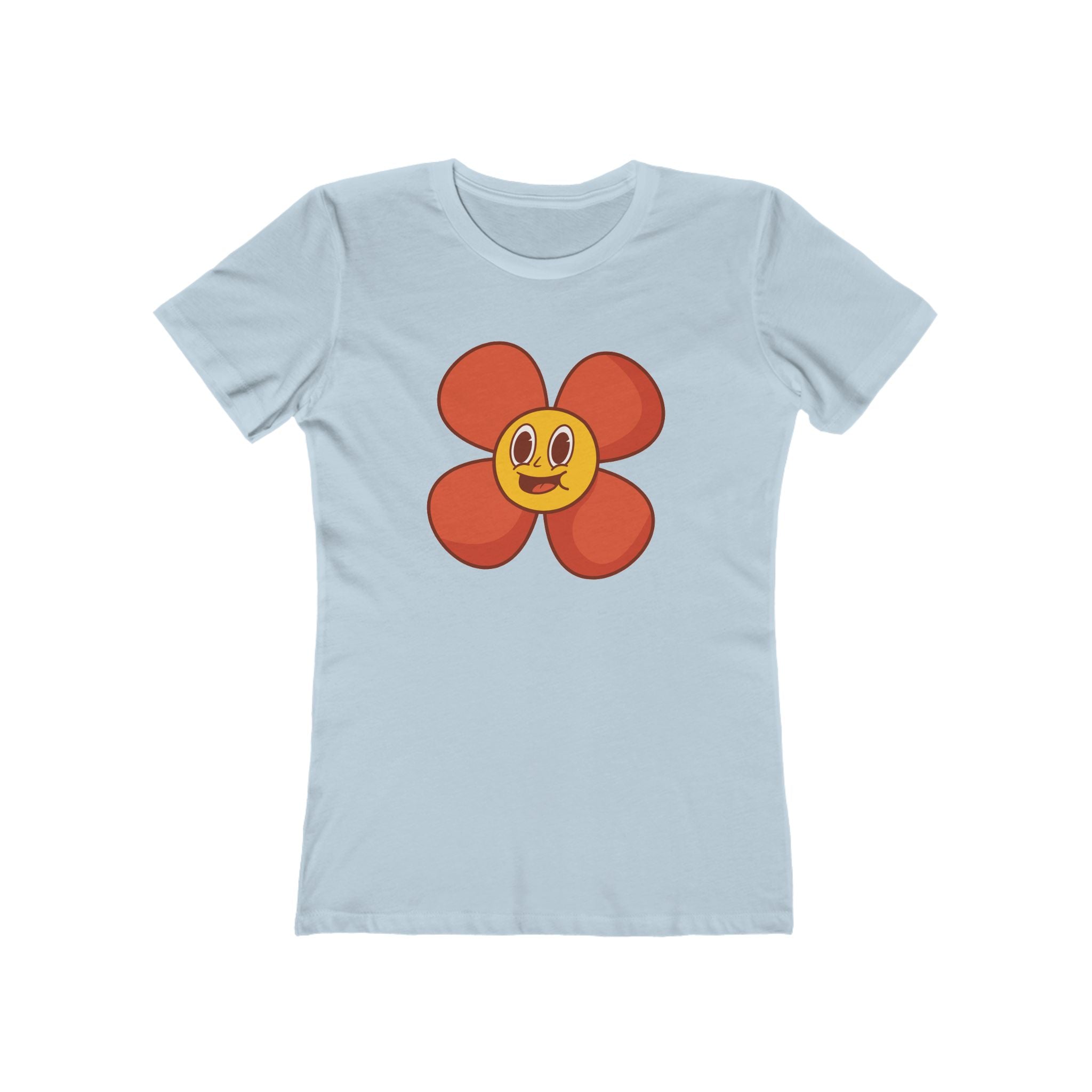 Flower Women's Tshirt, Floral Graphic Tee, Casual Top for Her, Spring Blossom Shirt, Botanical Print Blouse