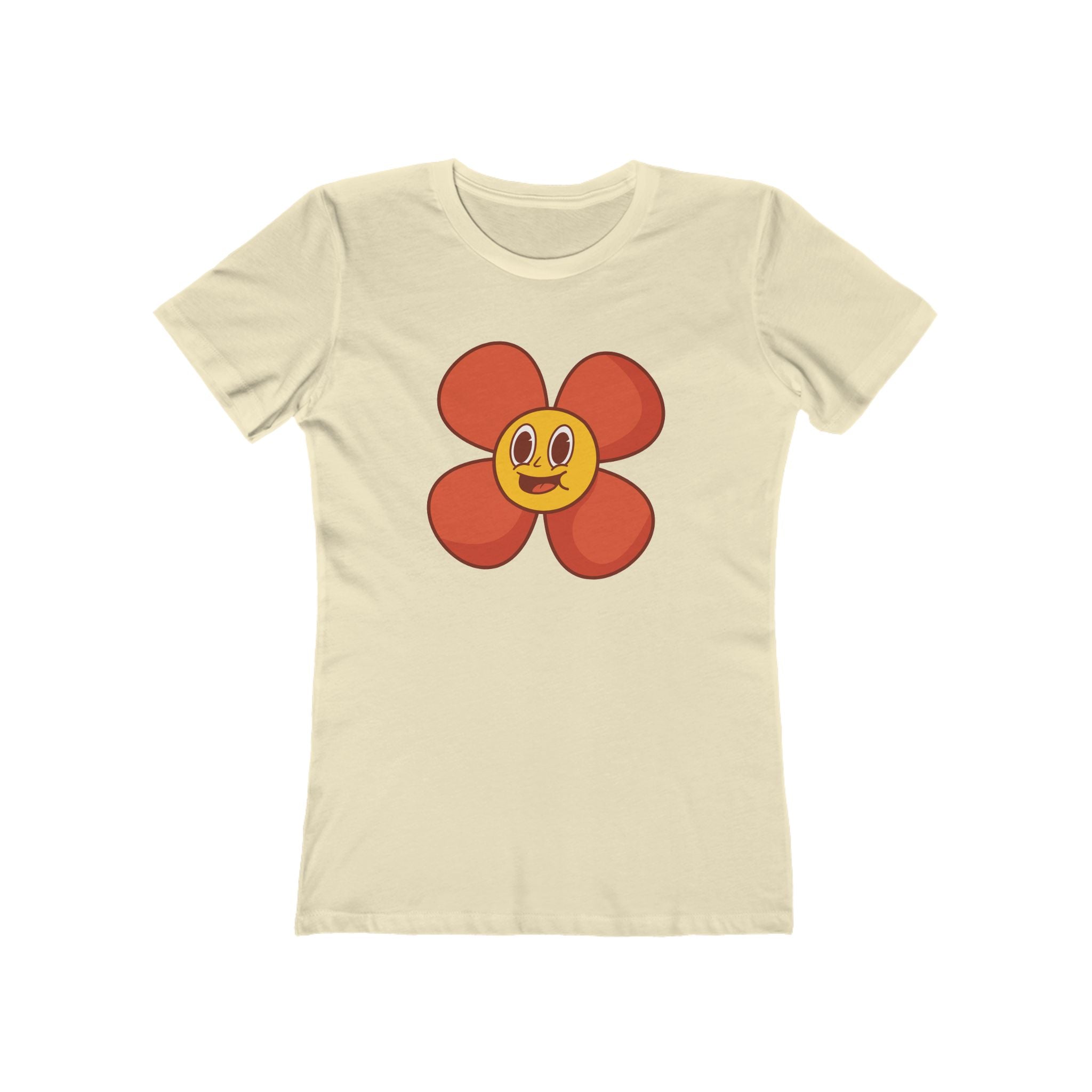 Flower Women's Tshirt, Floral Graphic Tee, Casual Top for Her, Spring Blossom Shirt, Botanical Print Blouse