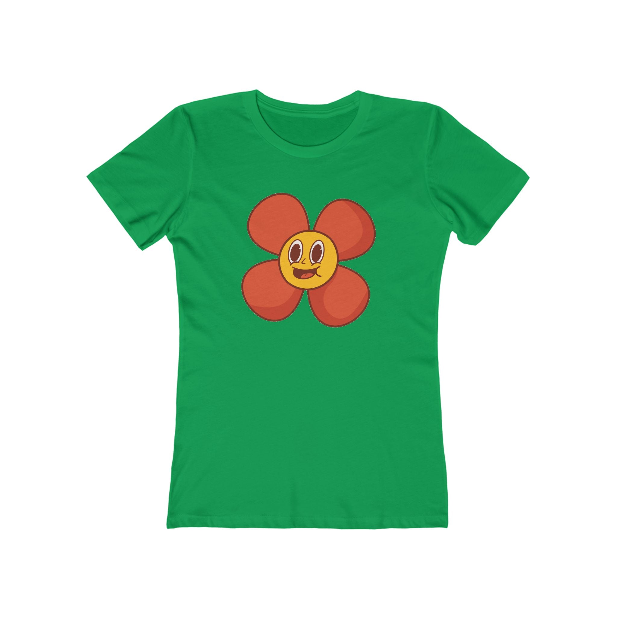 Flower Women's Tshirt, Floral Graphic Tee, Casual Top for Her, Spring Blossom Shirt, Botanical Print Blouse