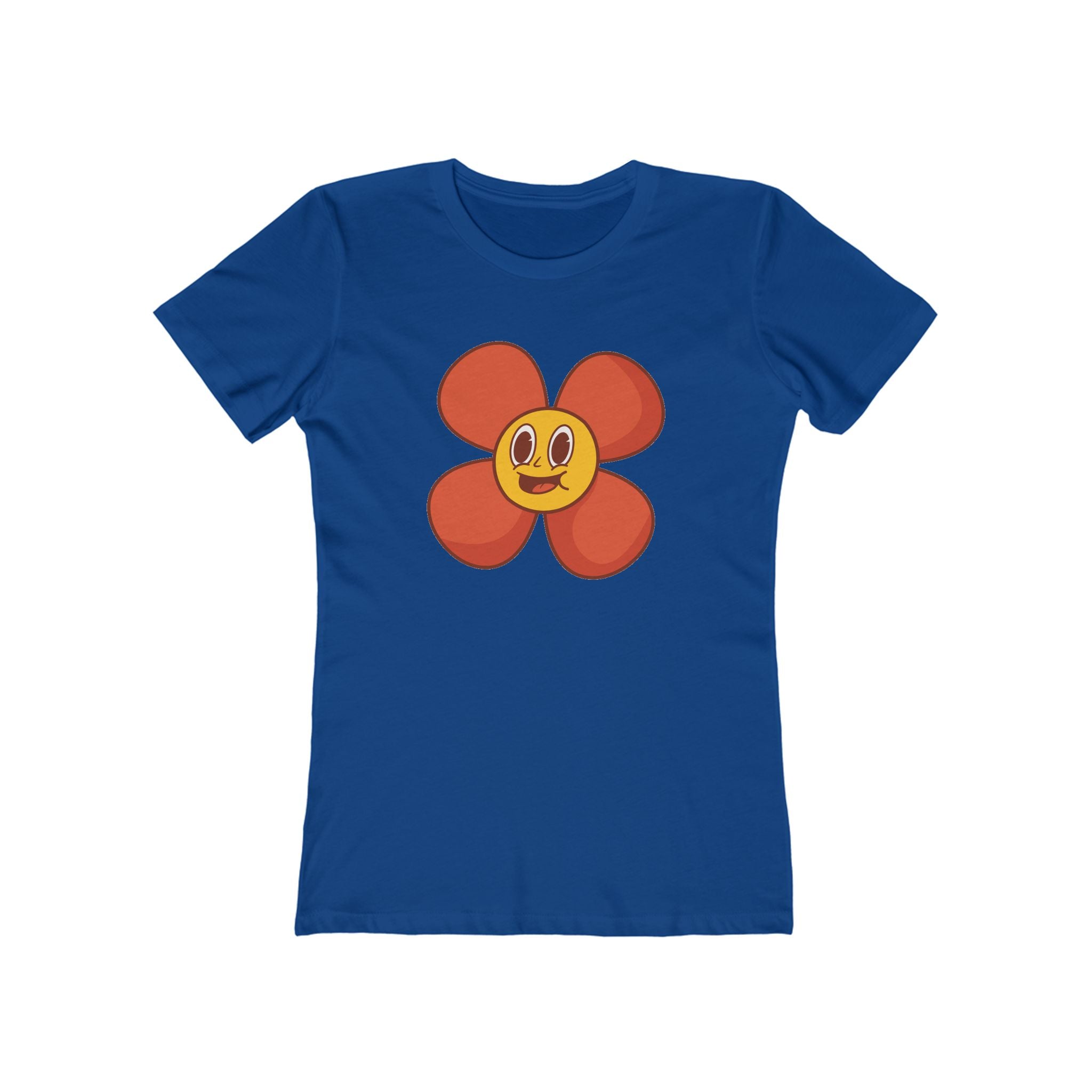 Flower Women's Tshirt, Floral Graphic Tee, Casual Top for Her, Spring Blossom Shirt, Botanical Print Blouse
