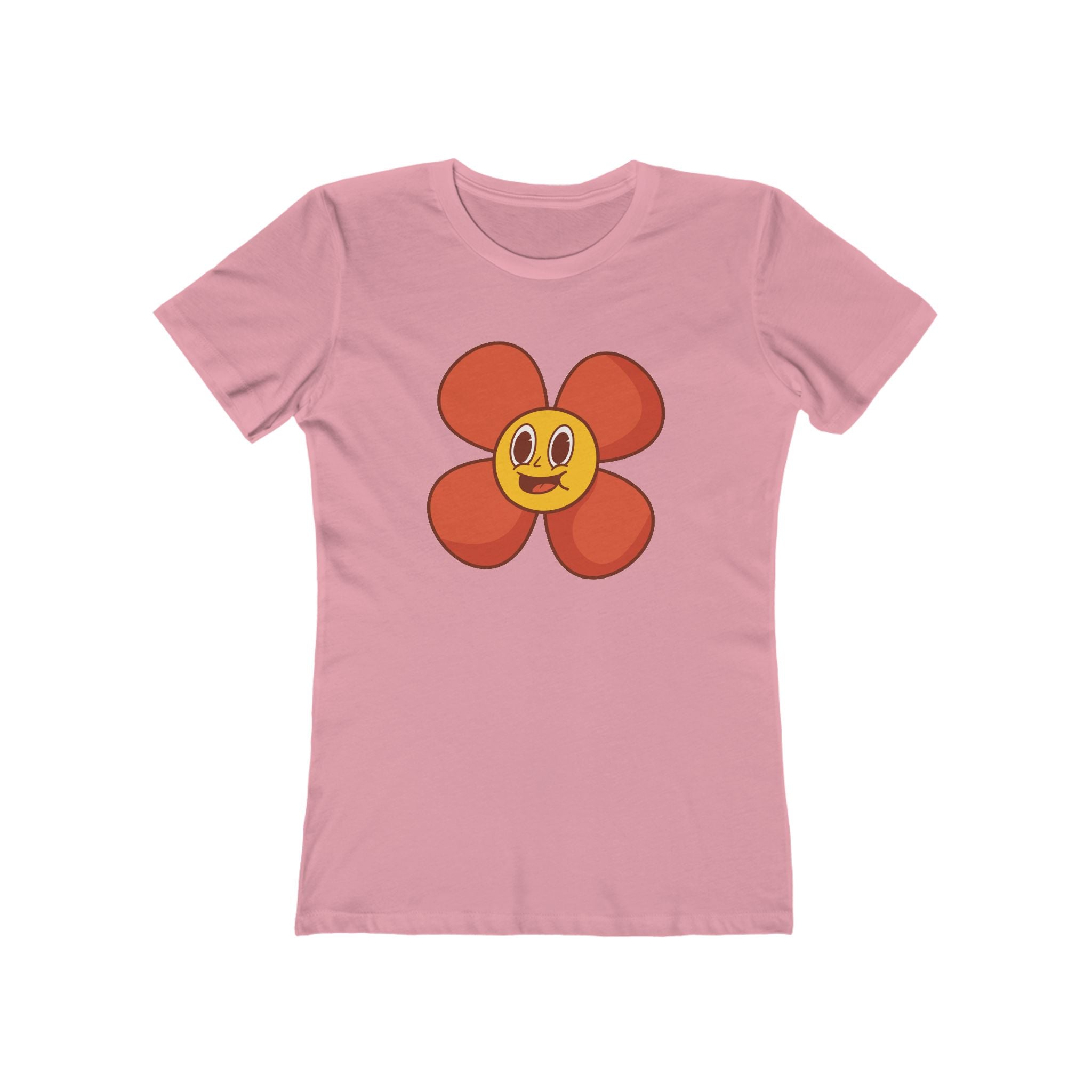 Flower Women's Tshirt, Floral Graphic Tee, Casual Top for Her, Spring Blossom Shirt, Botanical Print Blouse