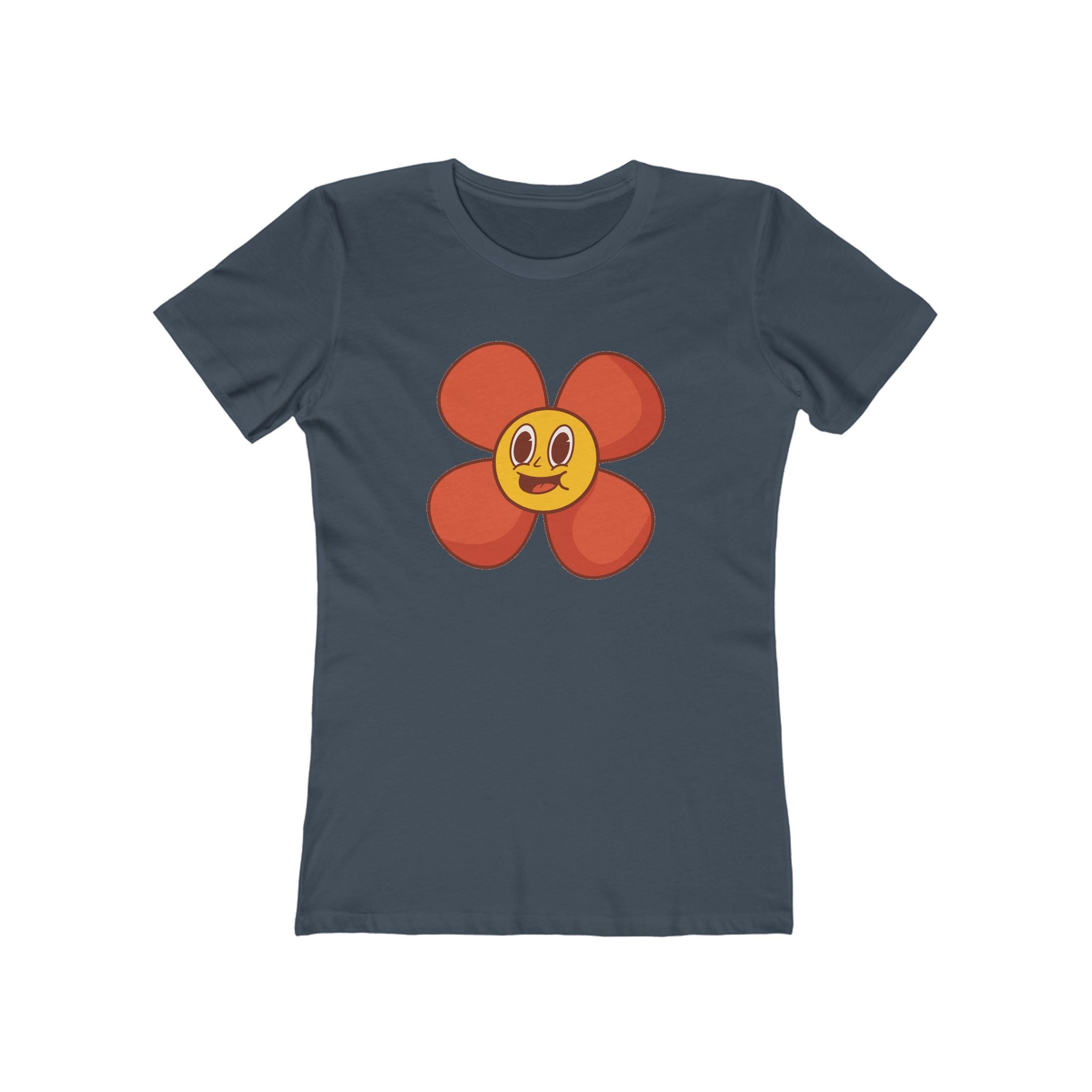 Flower Women's Tshirt, Floral Graphic Tee, Casual Top for Her, Spring Blossom Shirt, Botanical Print Blouse