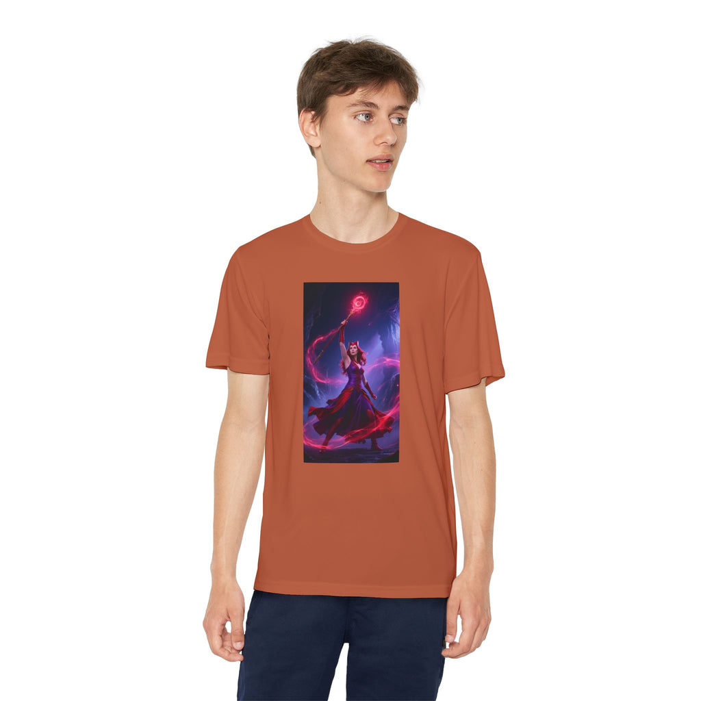 Superhero Youth T-Shirt Sports Graphic Tee, Cool Athletic Shirt for Kids