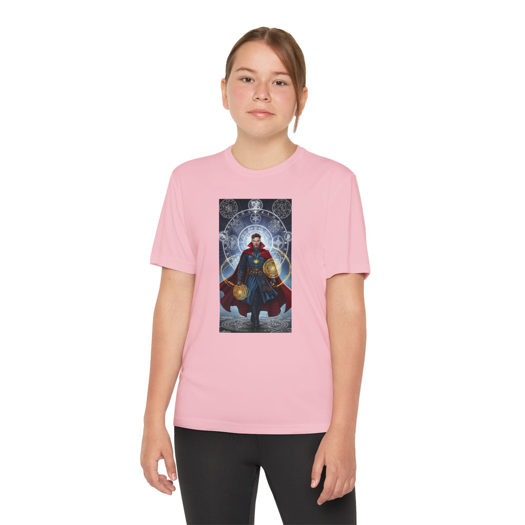 Superhero Youth T-Shirt Sports Graphic Tee, Cool Athletic Shirt for Kids, Perfect for Sports Events, Team Spirit