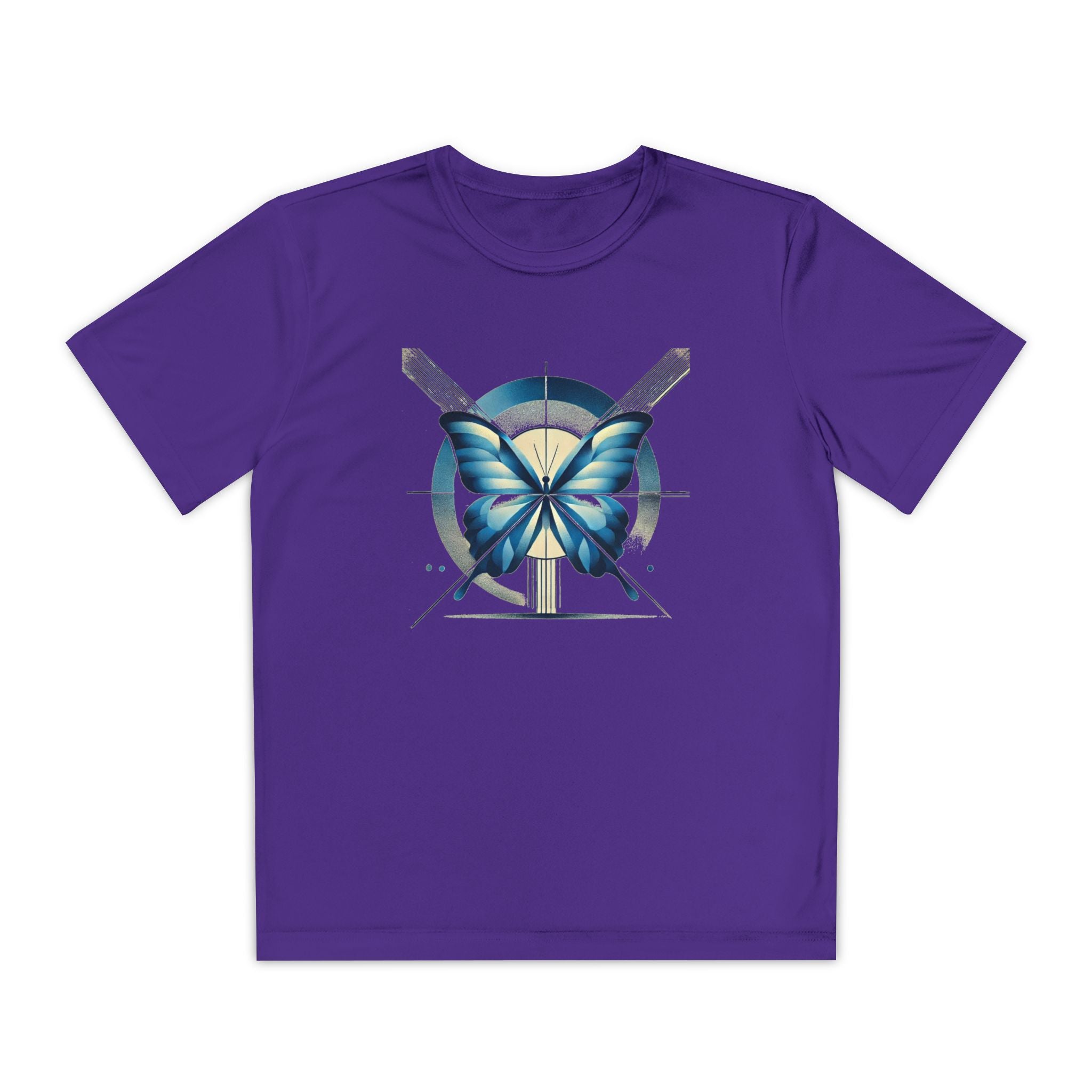 Butterffy Youth T-Shirt Sports Graphic Tee, Cool Athletic Shirt for Kids, Perfect for Sports Events, Team Spirit