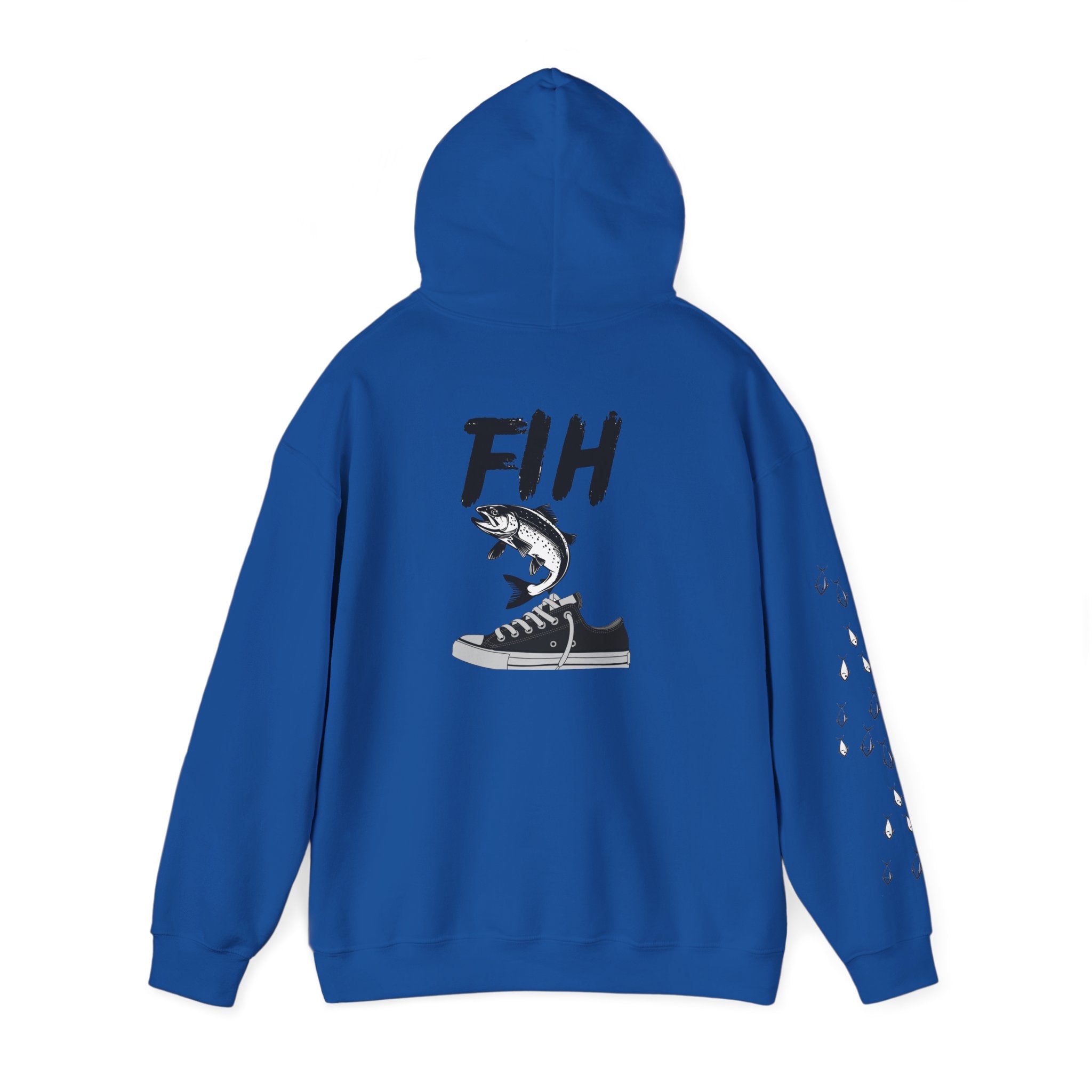 Fishing Patriotic Hoodie, American Flag Sweatshirt, Fisherman Gift, Outdoor Fishing Apparel, USA Pride Jumper
