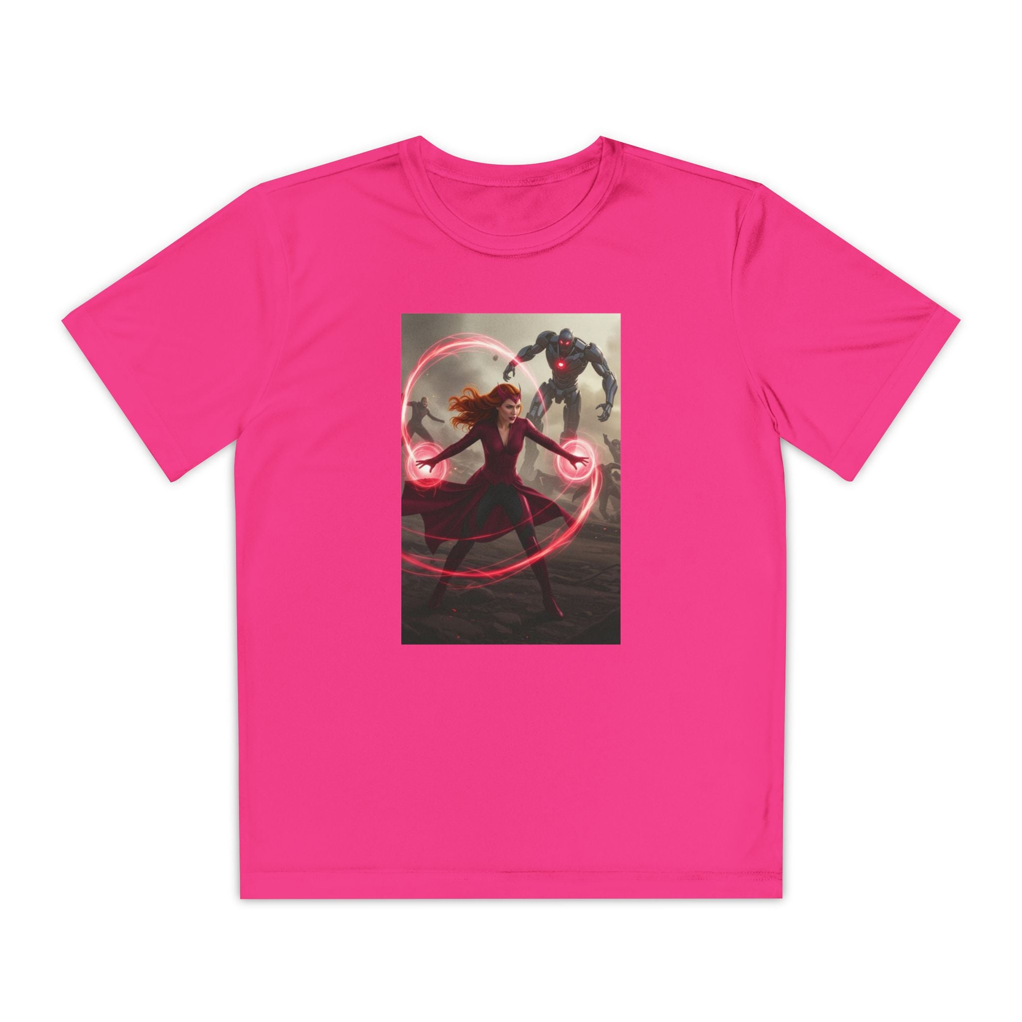 Superhero Youth T-Shirt Sports Graphic Tee, Cool Athletic Shirt for Kids