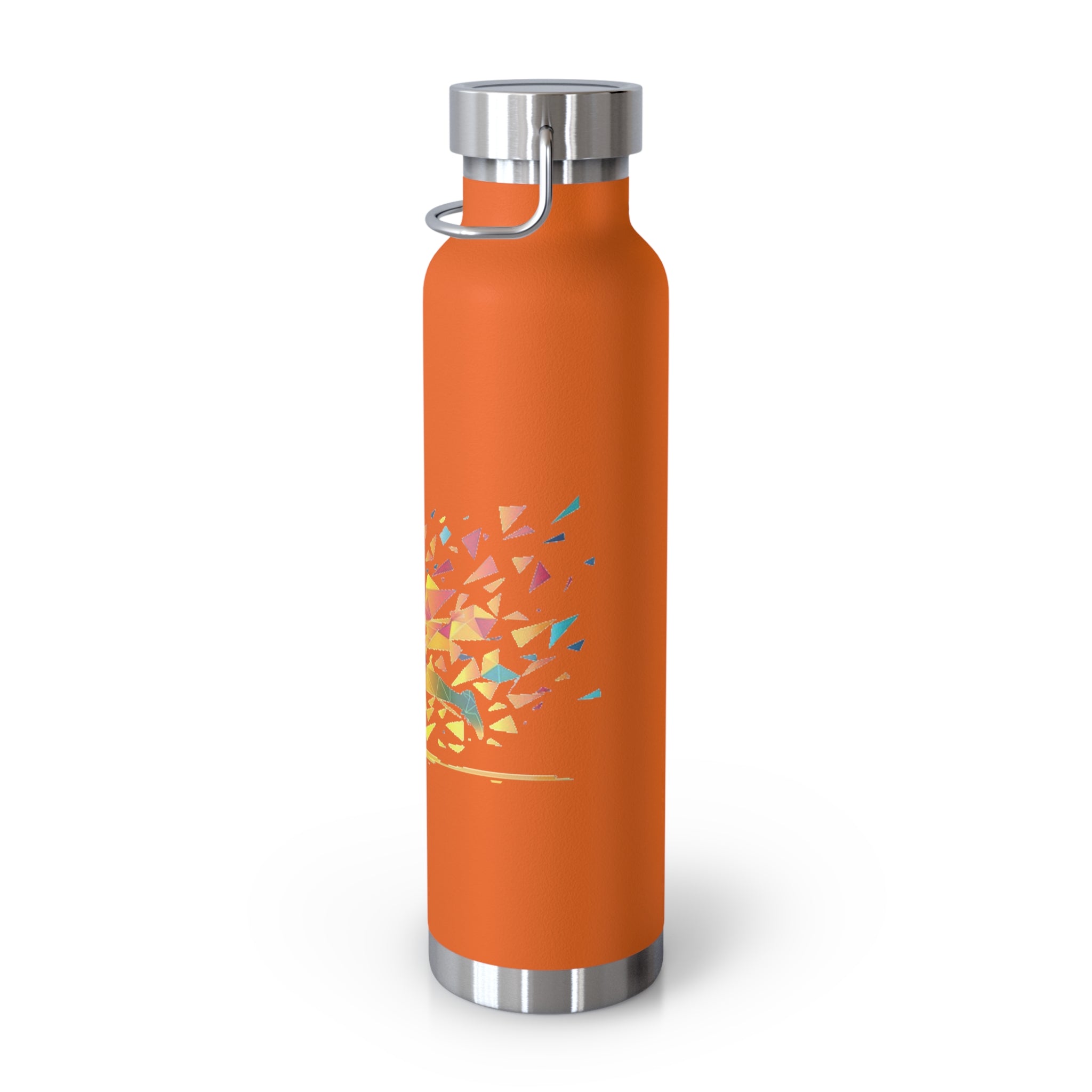 Woman Running Copper Insulated Water Bottle