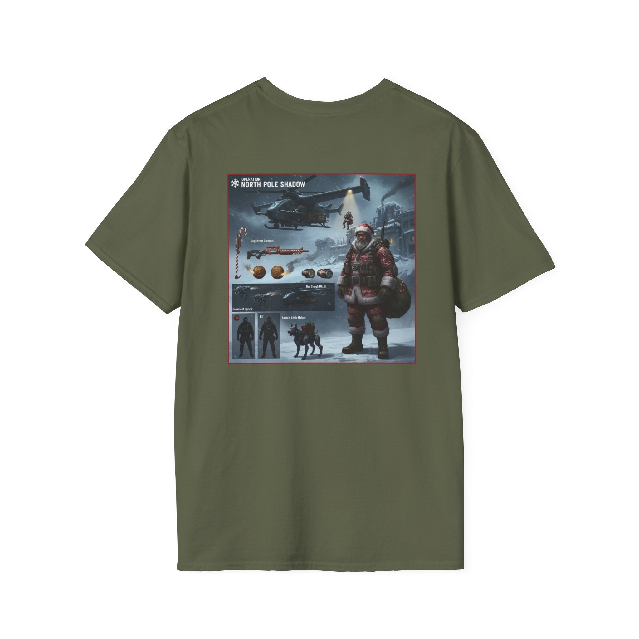 Yule Guard Patriotic Christmas Holiday ~ Unisex Softstyle T-Shirt