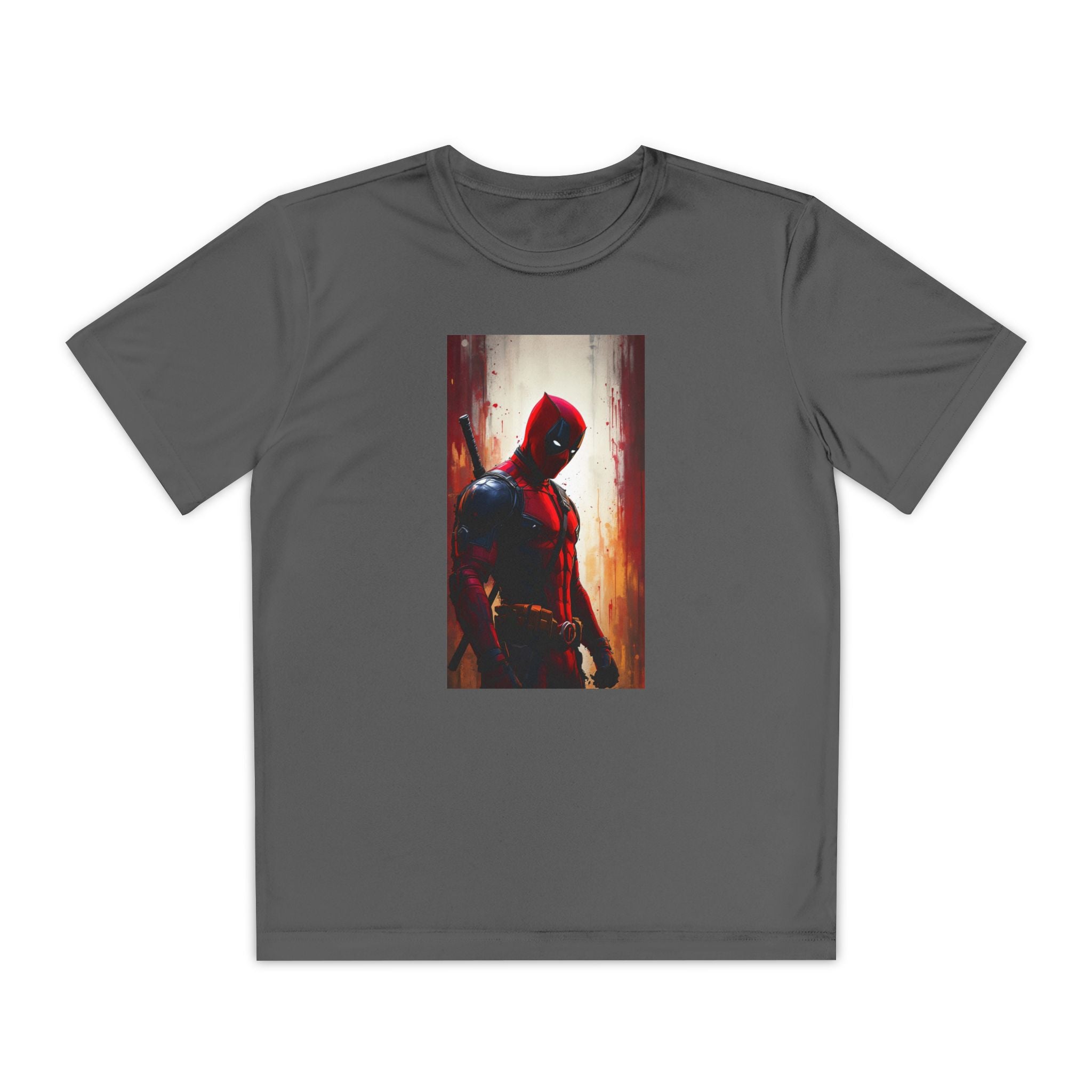 Deadpool Superhero Marvel Patriotic, Kids Graphic T-Shirt, Boys Hero Top, Girls Comic Book Clothing, Birthday