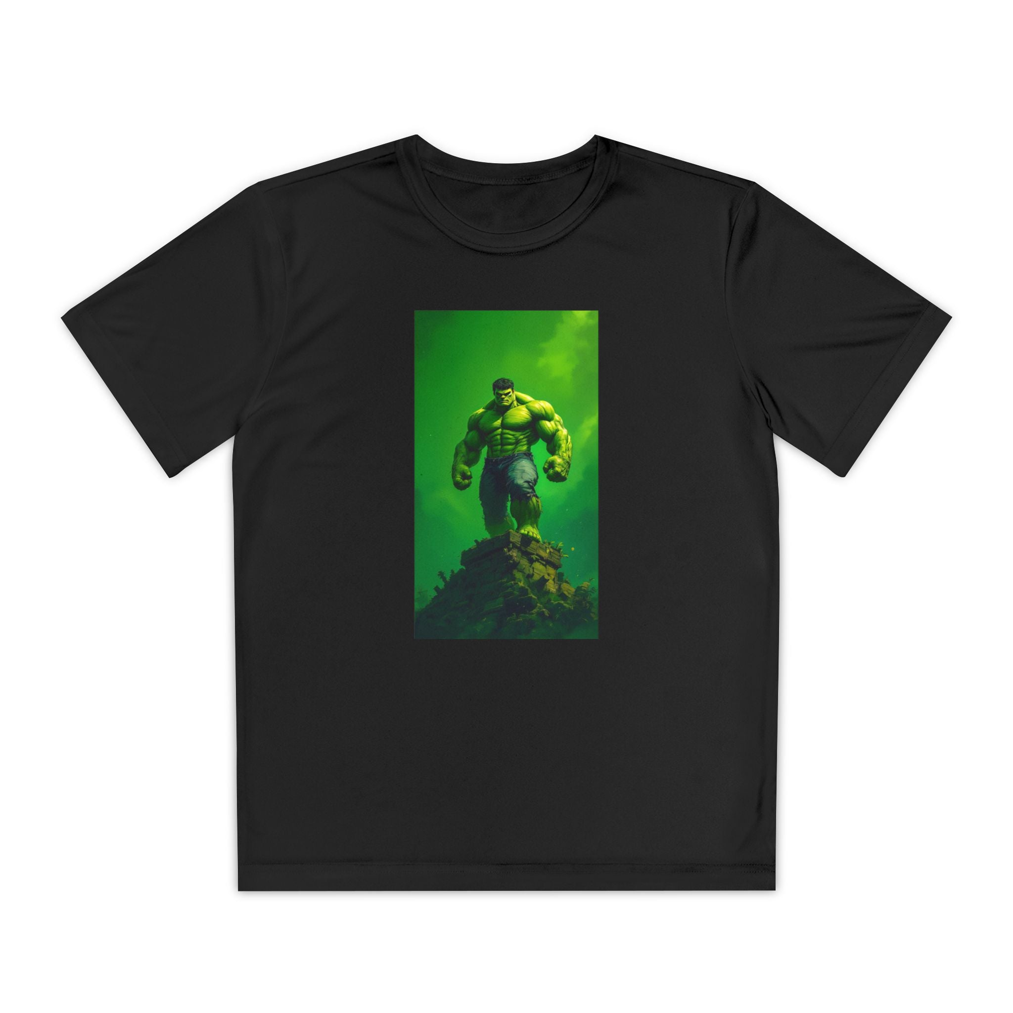 The Incredible Hulk Superhero Marvel Patriotic, Kids Graphic T-Shirt, Boys Hero Top, Girls Comic Book Clothing, Birthday