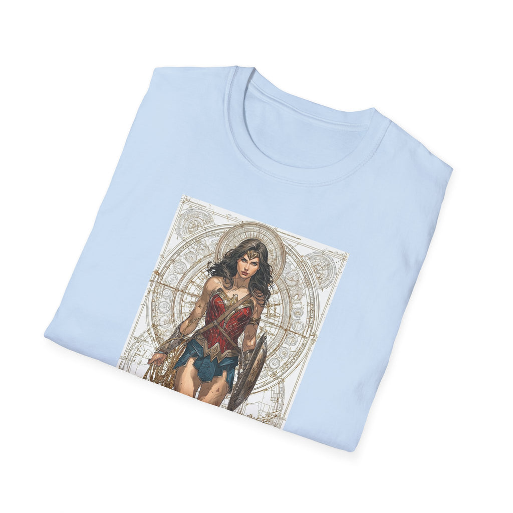 Wonder Woman Marvel T-Shirt - Comic Book Hero Unisex Tee, Graphic Top for Fans, Gift for Geeks, Justice League Shirt, Dark Knight