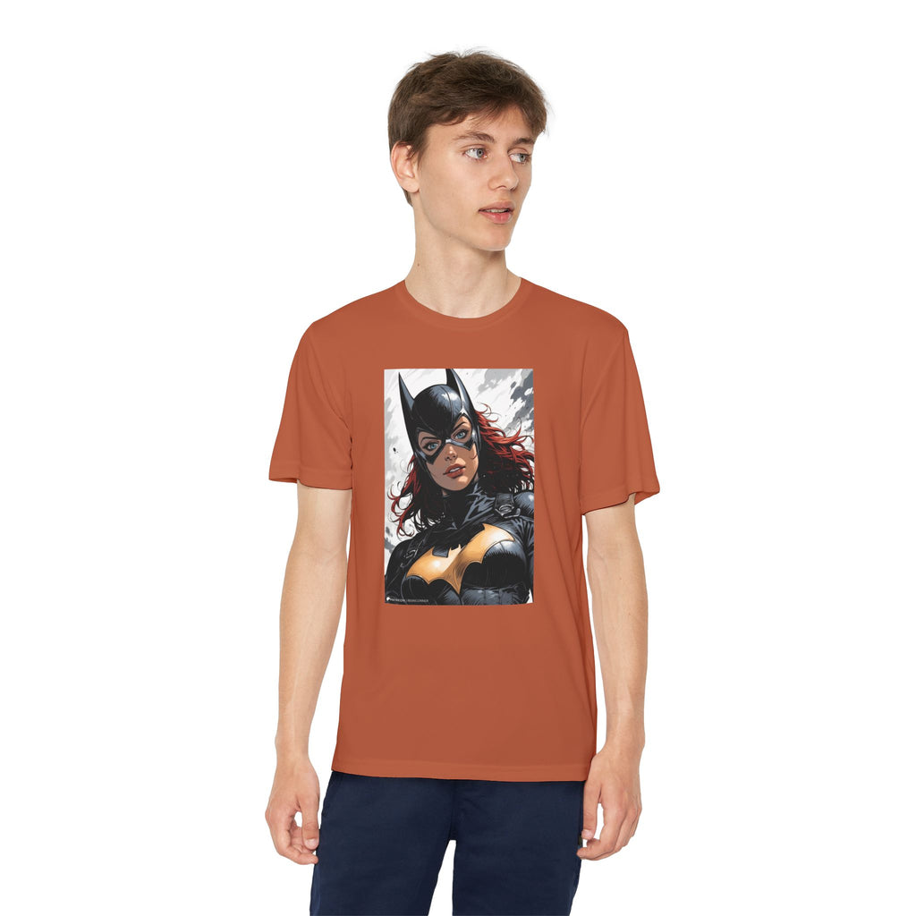 Superhero Youth T-Shirt Sports Graphic Tee, Cool Athletic Shirt for Kids