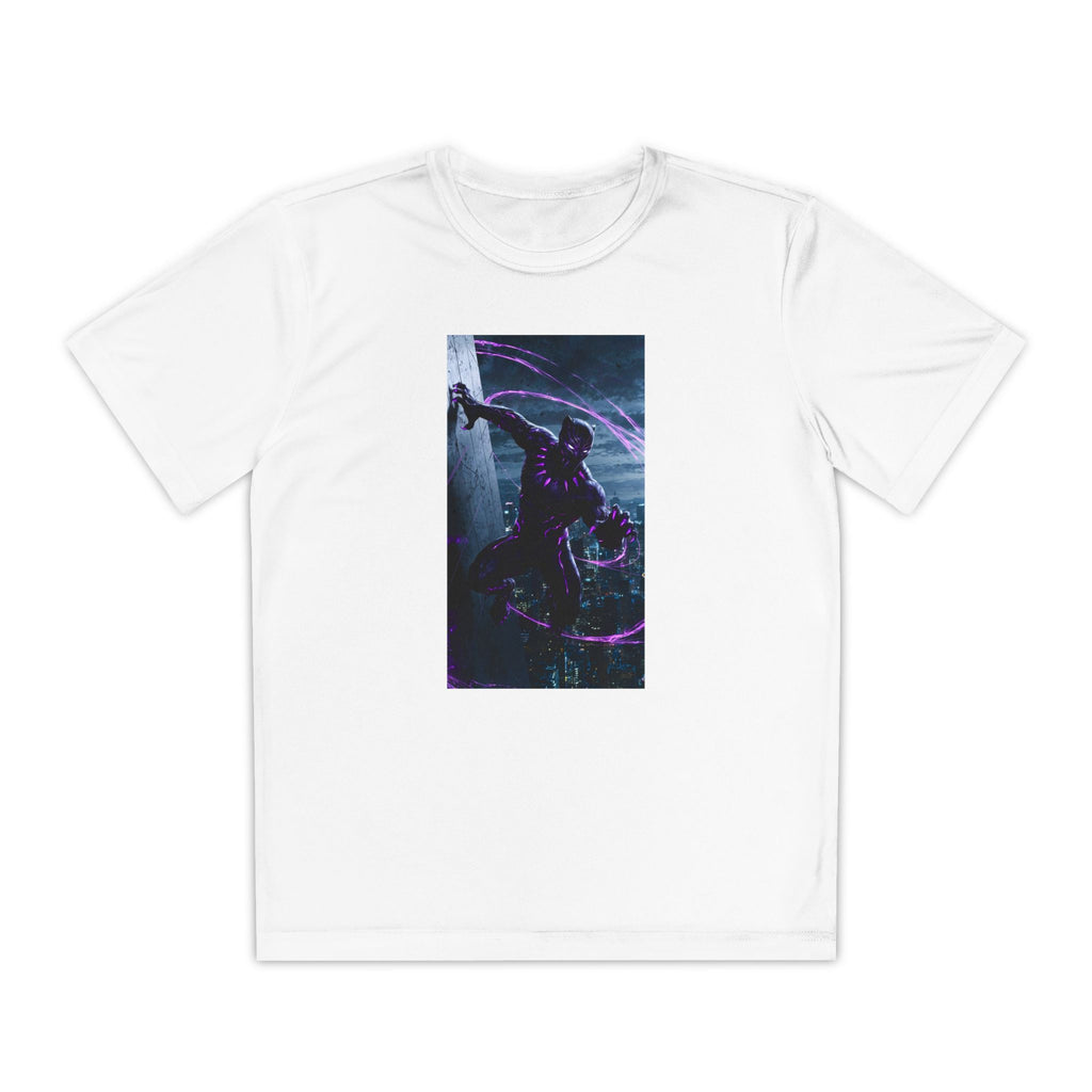 The Black Panther Superhero Marvel Patriotic, Kids Graphic T-Shirt, Boys Hero Top, Girls Comic Book Clothing, Birthday
