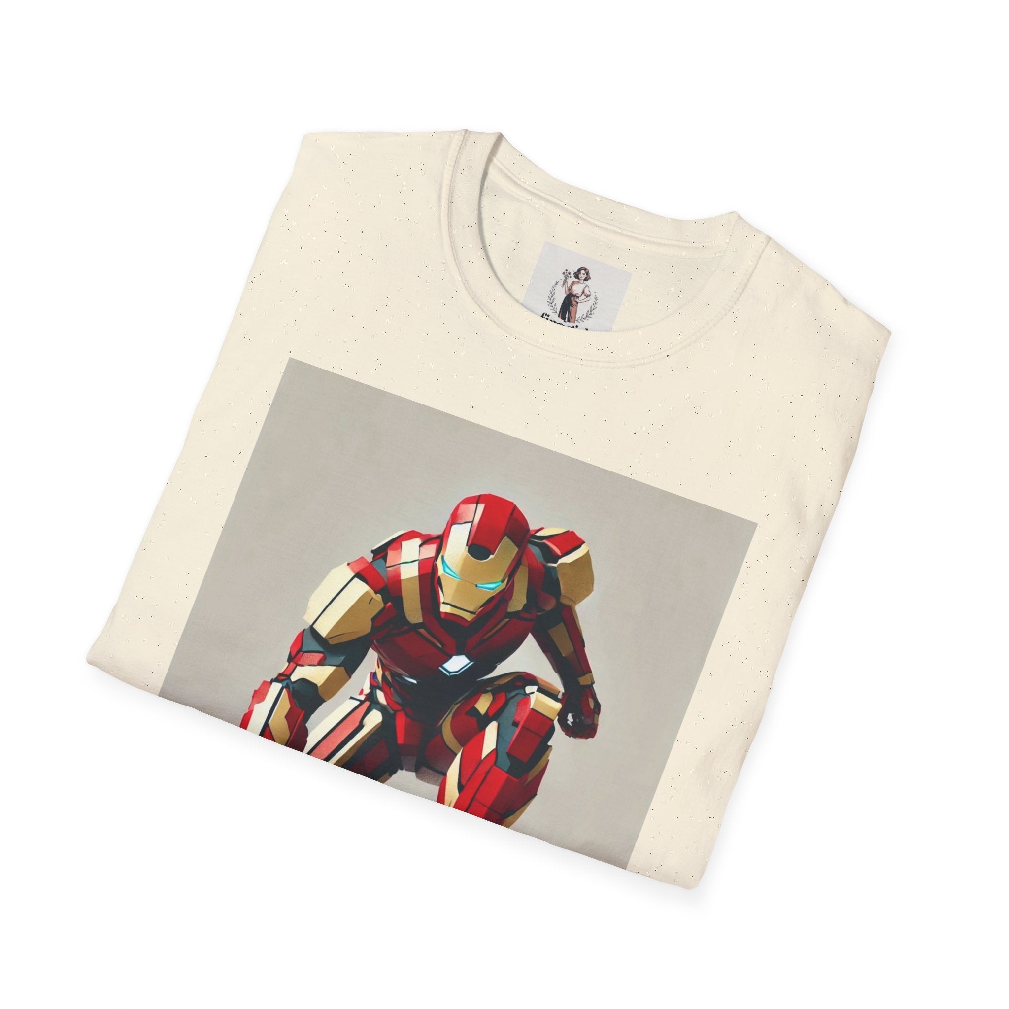 Ironman Superhero Marvel Unisex Softstyle T-Shirt, Comic Book Tee, Geeky Clothing, Cosplay Costume Top