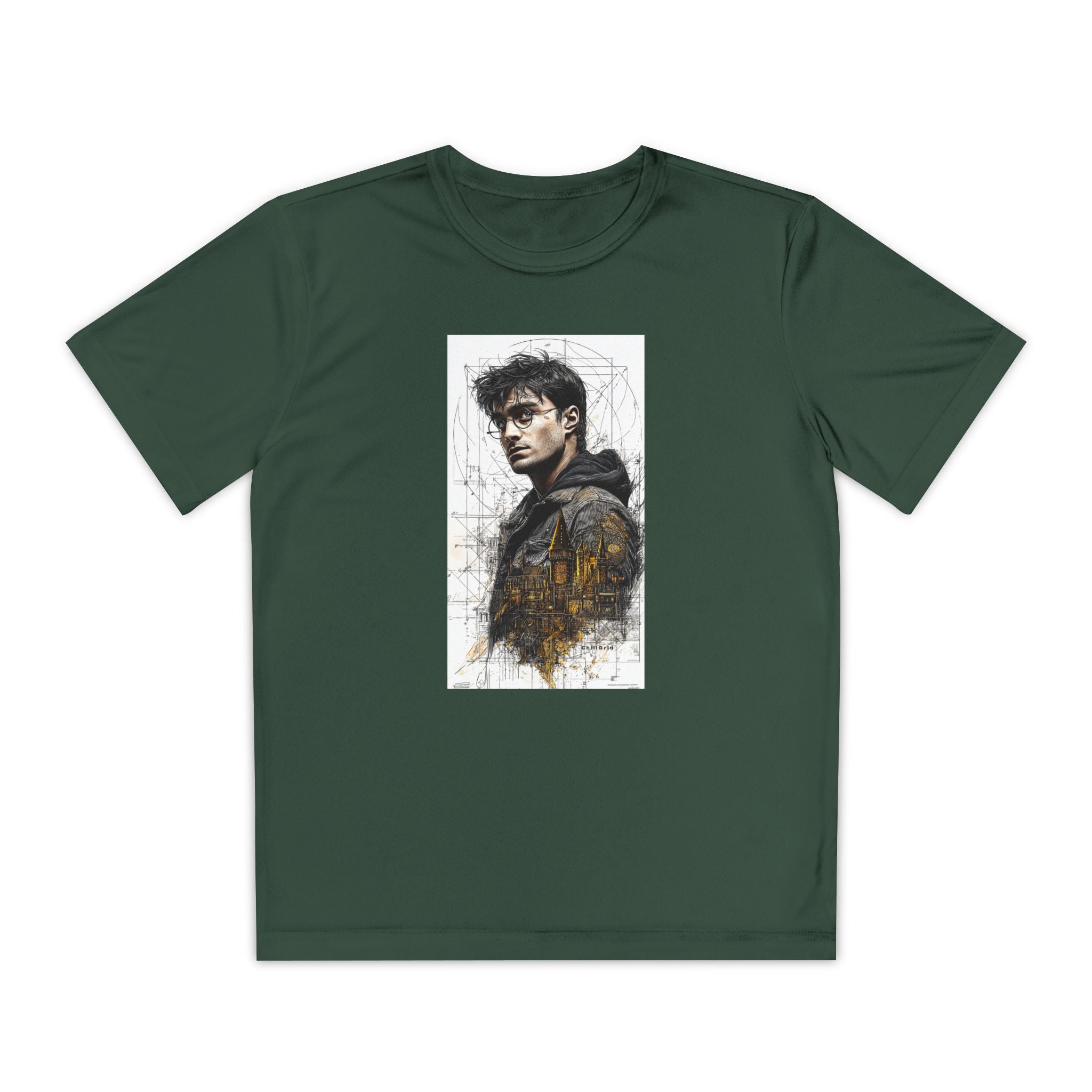 Youth Competitor Tee - Harry Potter, Wizard School Shirt, Magical Kids Top, Hogwarts Fan Gift, Sorcerer's Stone T-Shirt