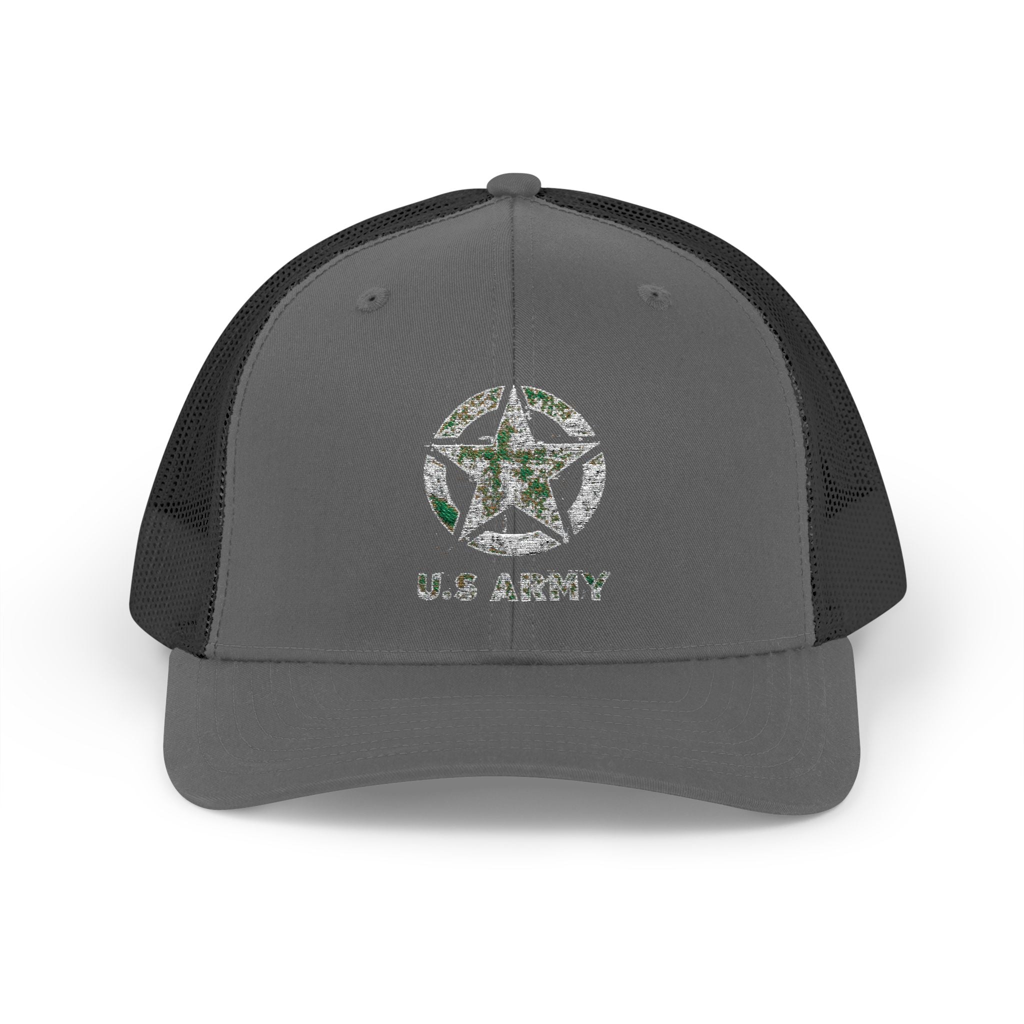 US Army Patriotic Snapback Trucker Cap with Thin Red Line Design, Ideal for First Responders, Supportive Gifts, Memorials, Everyday Wear