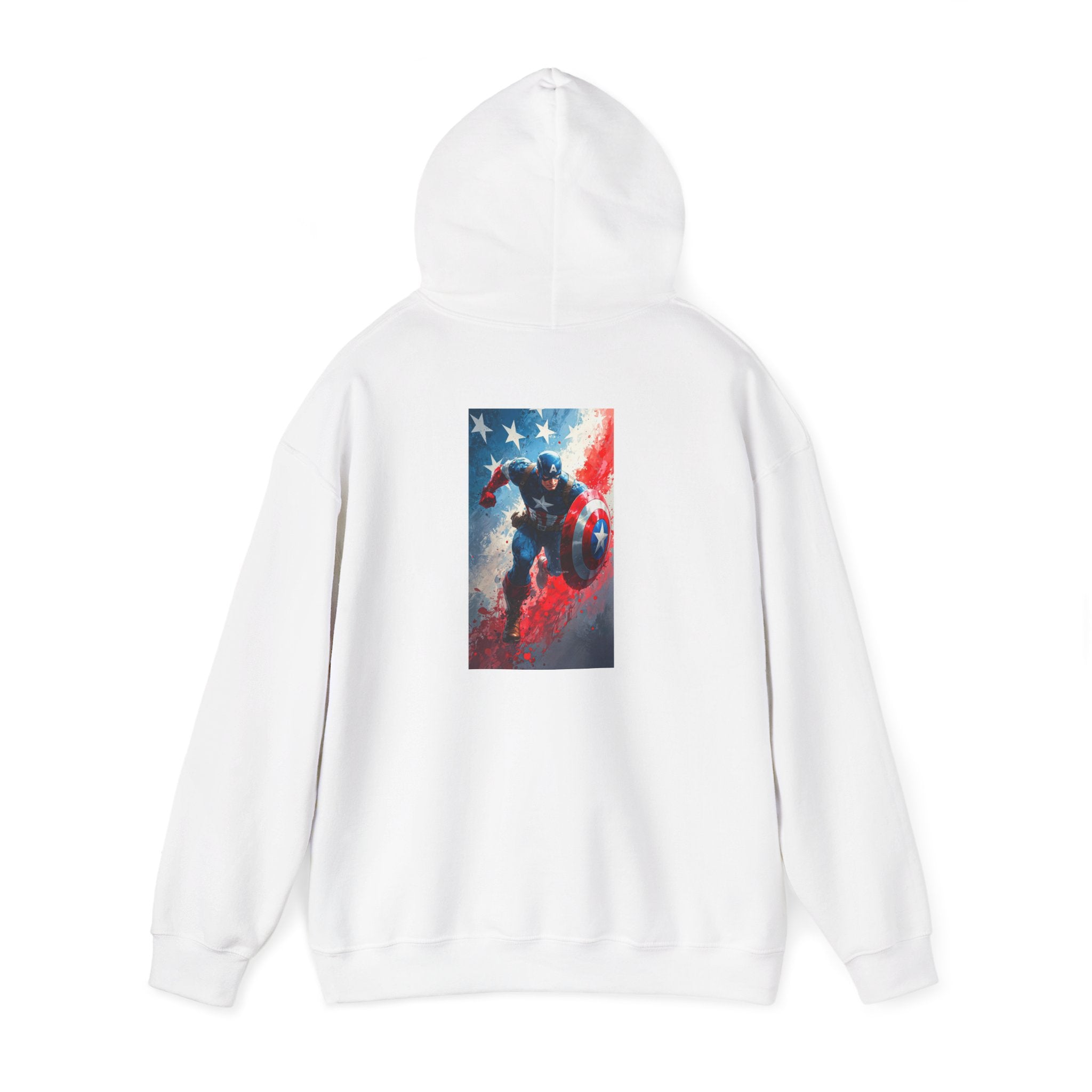 Hooded Sweatshirt - Captain America Design