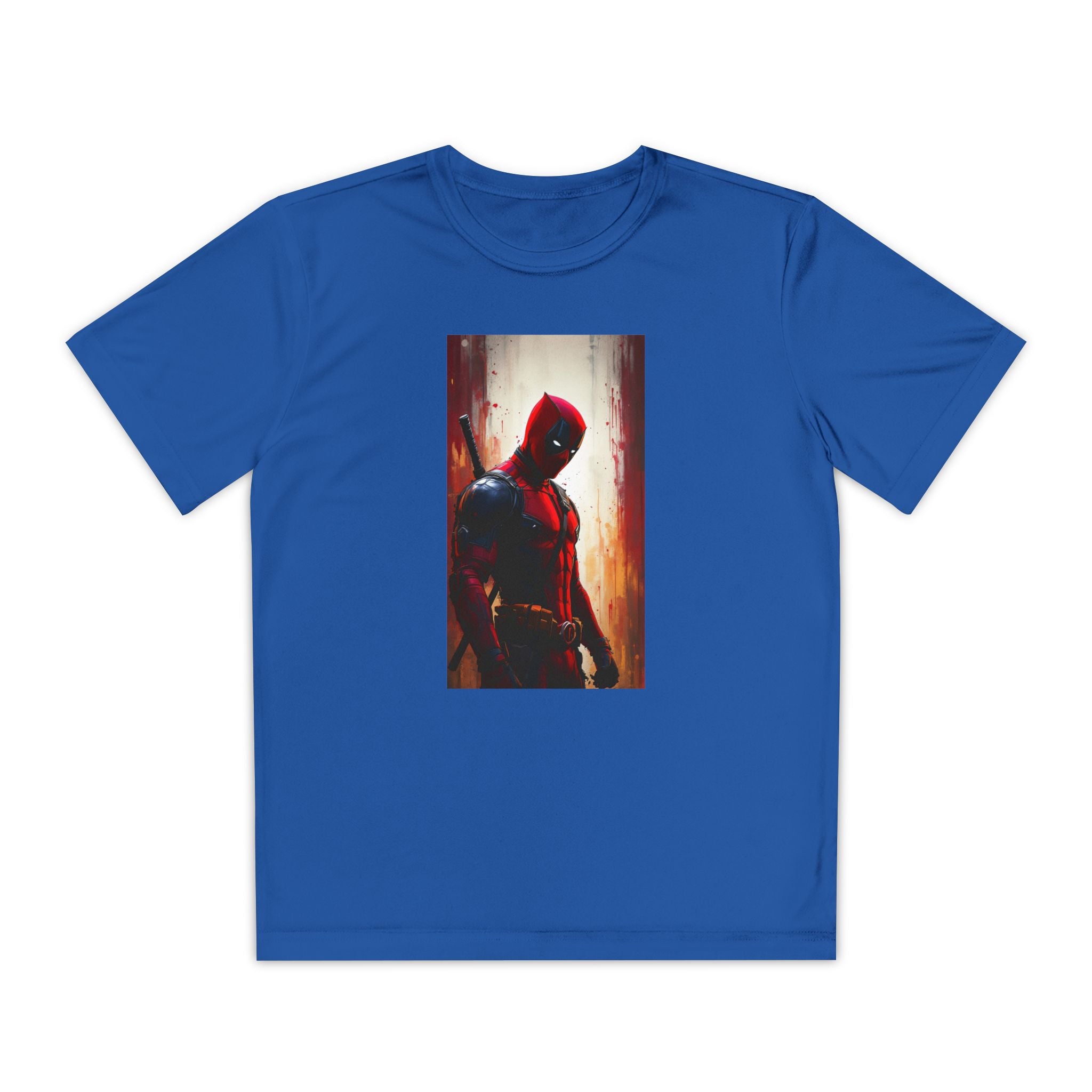 Deadpool Superhero Marvel Patriotic, Kids Graphic T-Shirt, Boys Hero Top, Girls Comic Book Clothing, Birthday
