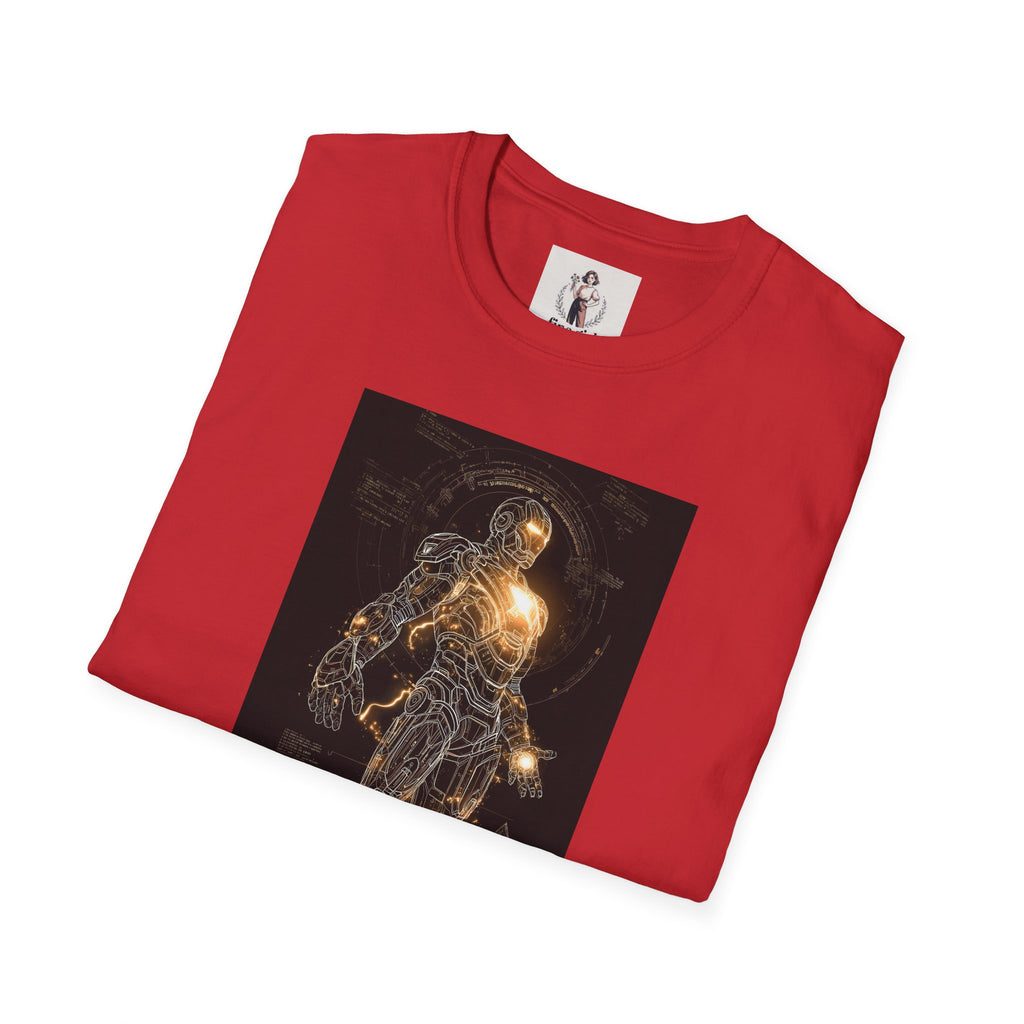 Ironman Superhero Marvel Unisex Softstyle T-Shirt, Comic Book Tee, Geeky Clothing, Cosplay Costume Top