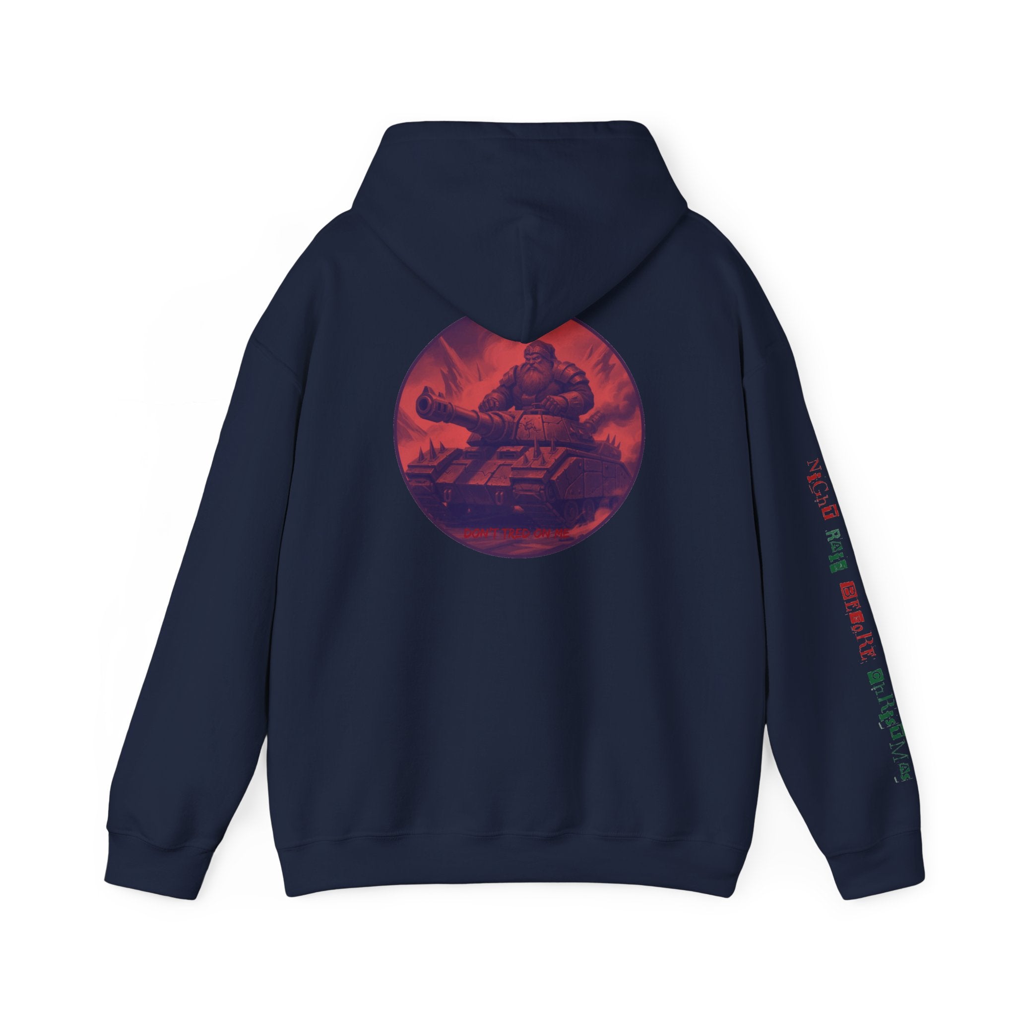 Santa Claus On A Tank Christmas Patriotic Hoodie Rebel Spirit Unisex Hoodie