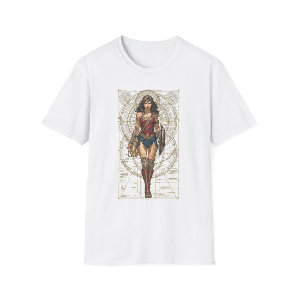 Wonder Woman Marvel T-Shirt - Comic Book Hero Unisex Tee, Graphic Top for Fans, Gift for Geeks, Justice League Shirt, Dark Knight