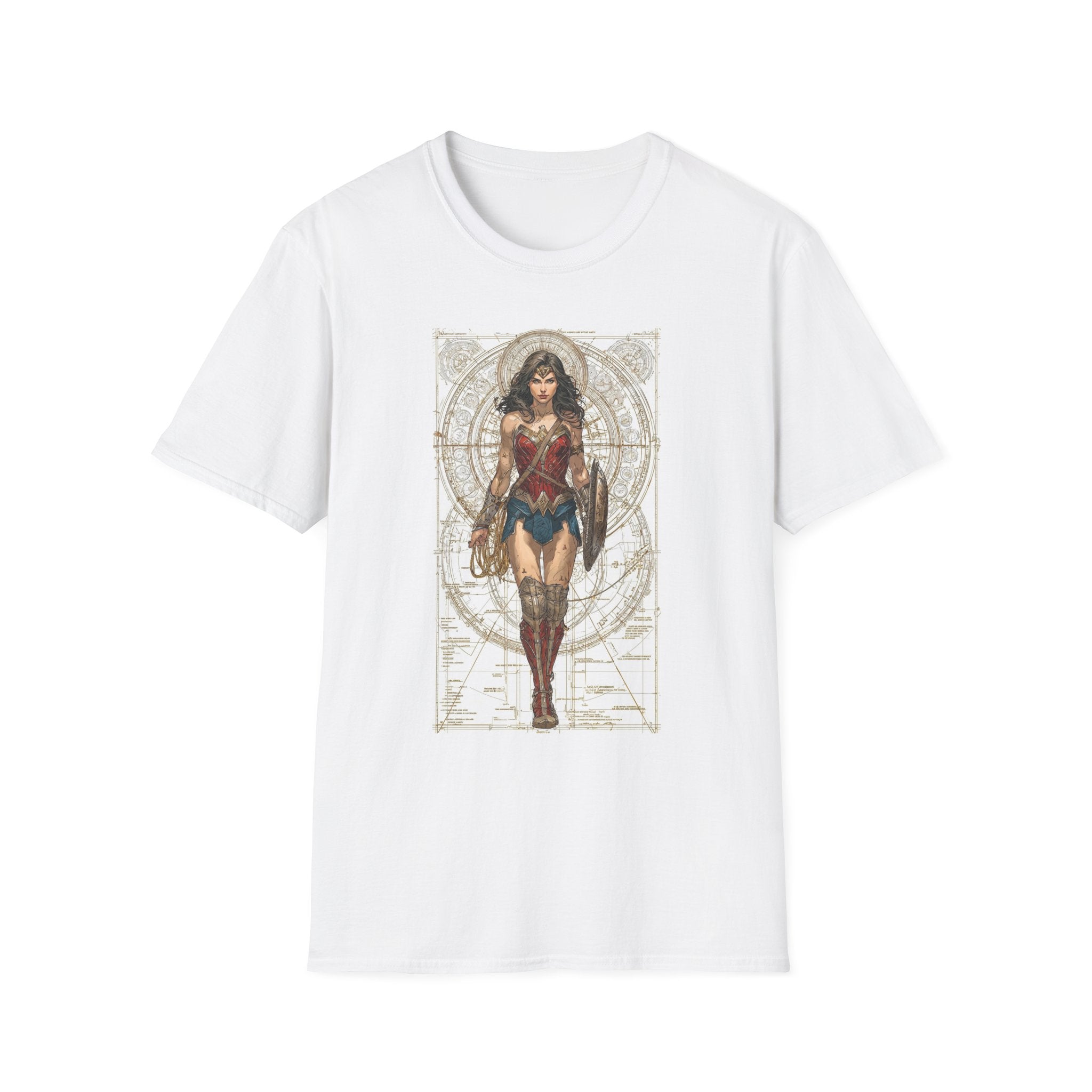 Wonder Woman Marvel T-Shirt - Comic Book Hero Unisex Tee, Graphic Top for Fans, Gift for Geeks, Justice League Shirt, Dark Knight