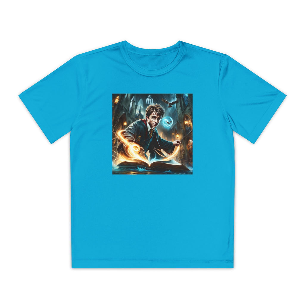 Youth Competitor Tee - Harry Potter, Wizard School Shirt, Magical Kids Top, Hogwarts Fan Gift, Sorcerer's Stone T-Shirt