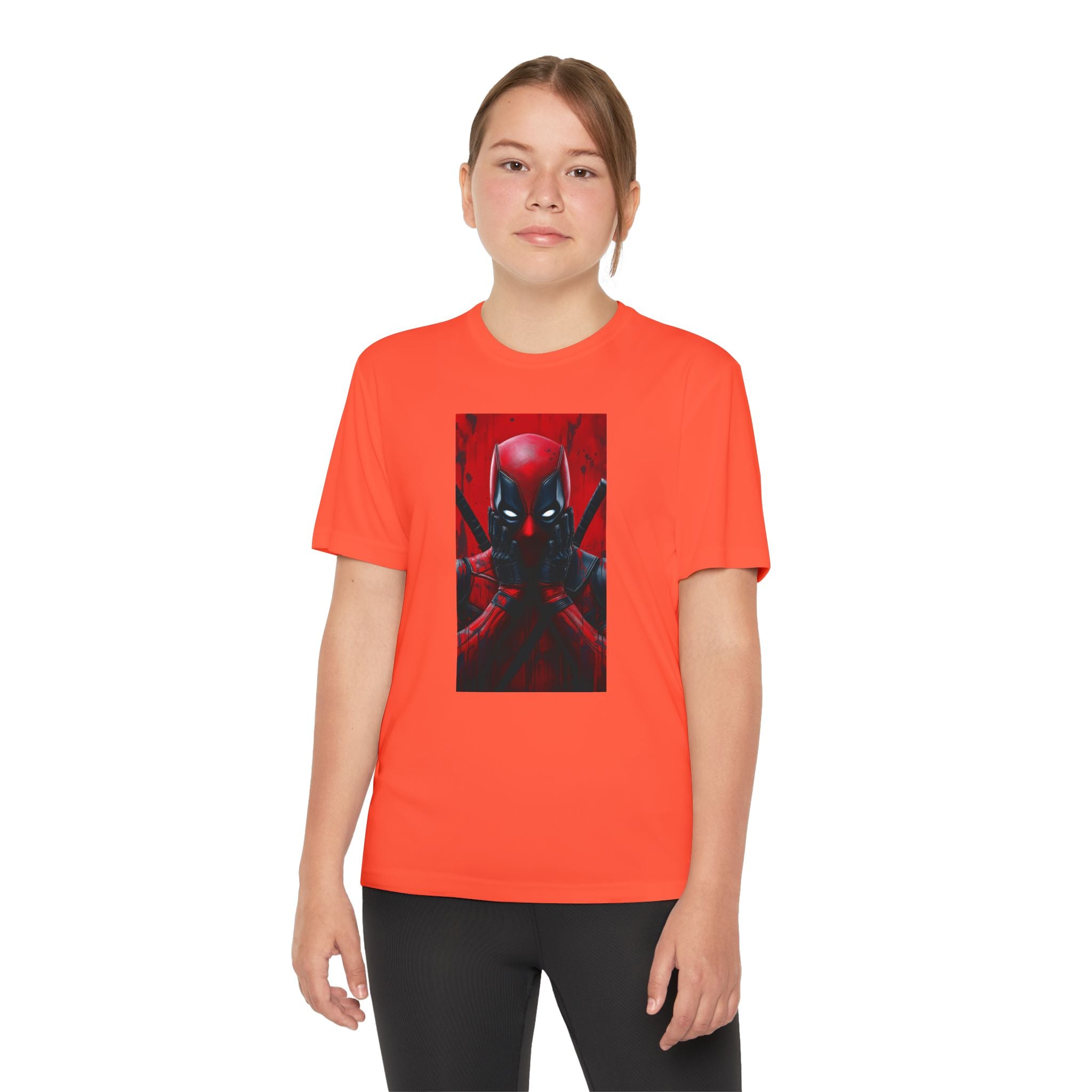 Deadpool Superhero Marvel Patriotic, Kids Graphic T-Shirt, Boys Hero Top, Girls Comic Book Clothing, Birthday