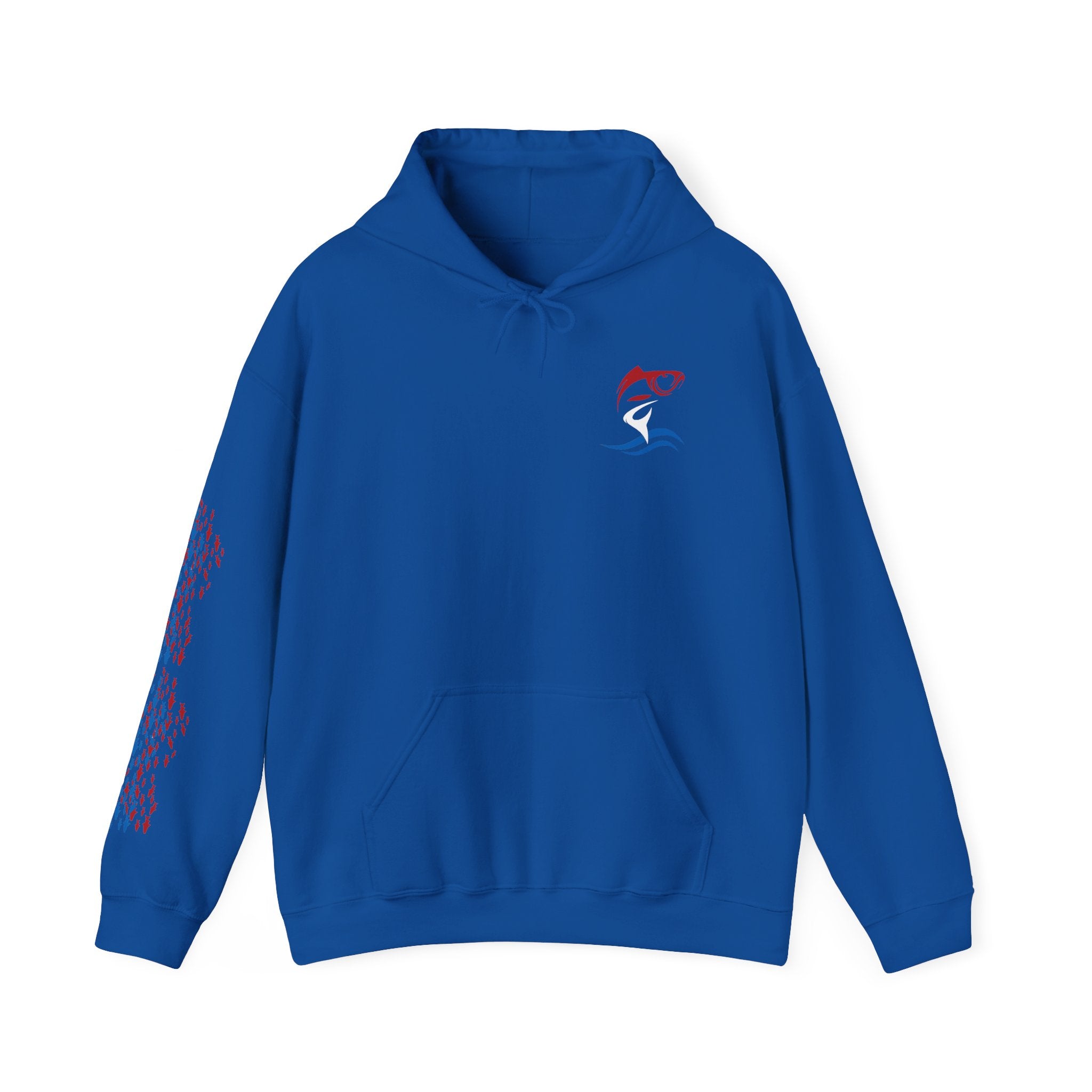 Fishing Patriotic Hoodie, American Flag Sweatshirt, Fisherman Gift, Outdoor Fishing Apparel, USA Pride Jumper