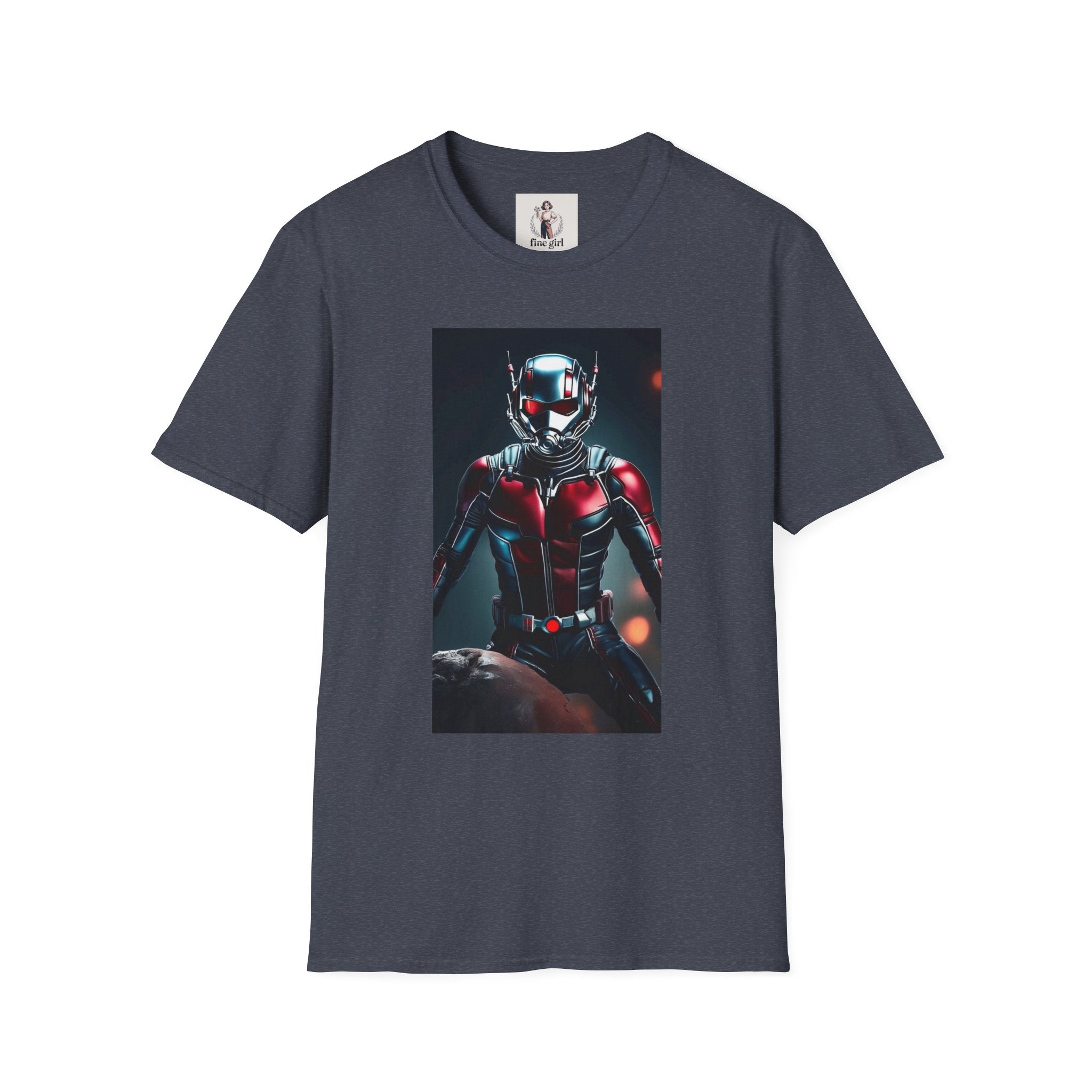Antman Superhero Marvel Unisex Softstyle T-Shirt, Comic Book Tee, Geeky Clothing, Cosplay Costume Top